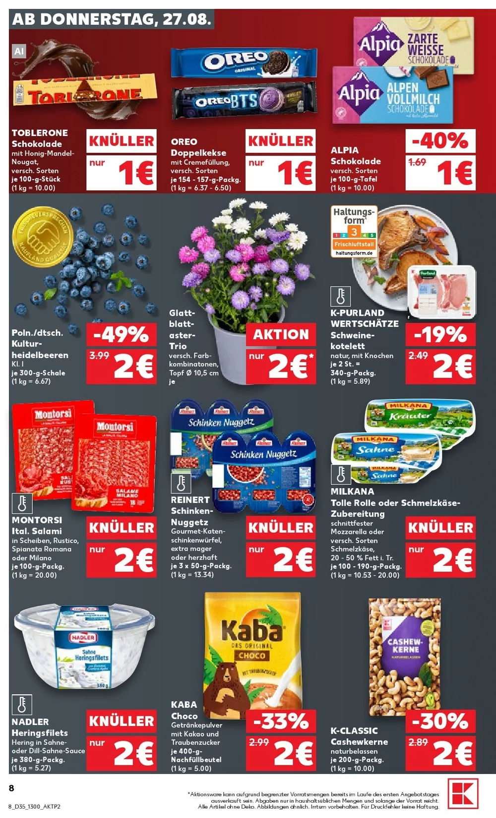 kaufland prospekt august 27 september 2 8