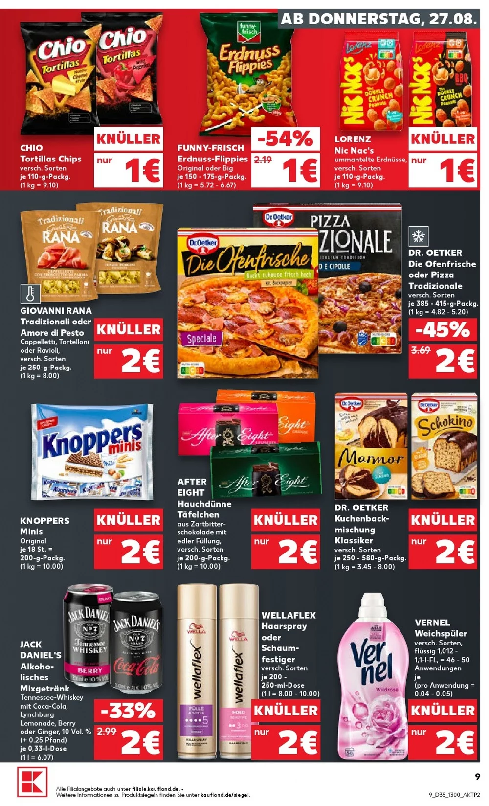 kaufland prospekt august 27 september 2 9