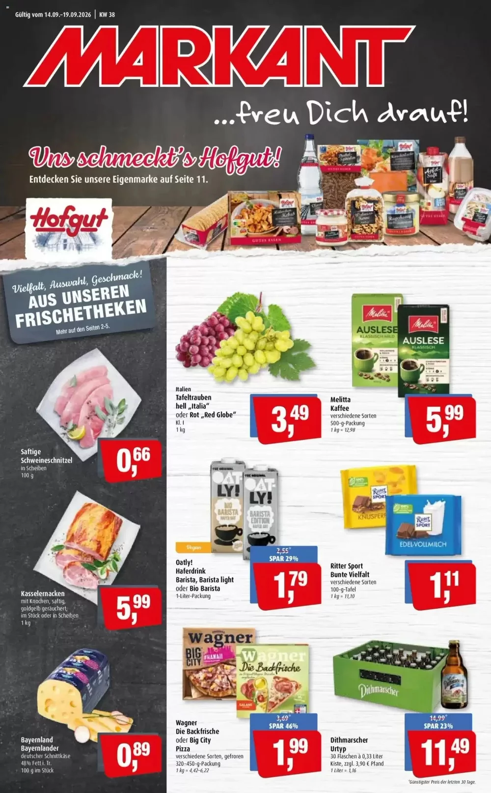 Markant Prospekt ab 14.09.2026 Angebote Blättern 1 markant prospekt kw-38