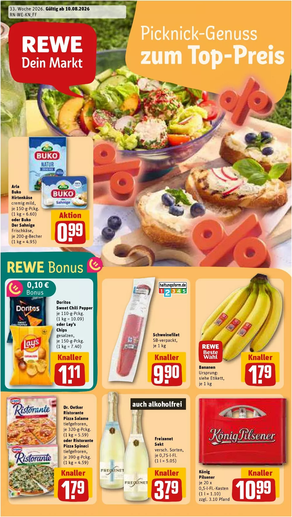 rewe prospekt kw-33 aktuell prospekt rewe