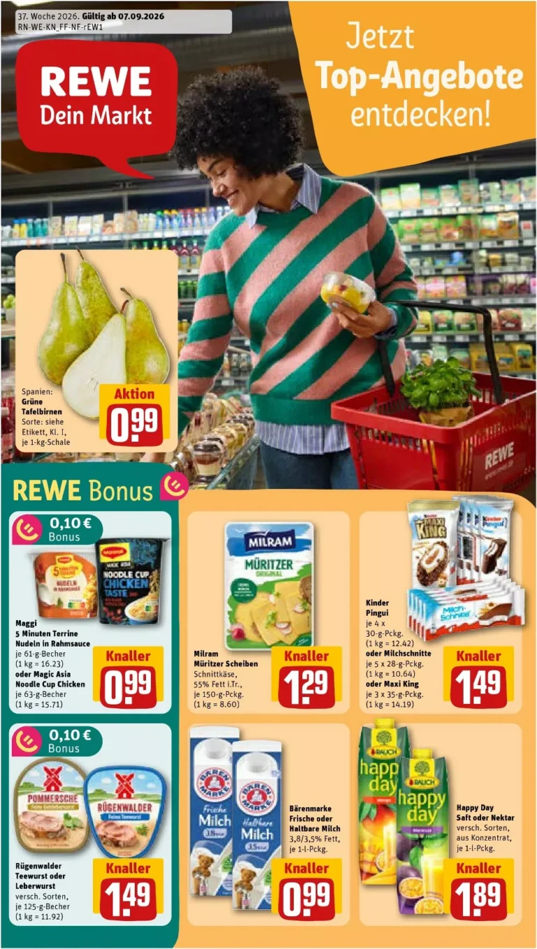 rewe prospekt kw37 aktuell prospekt