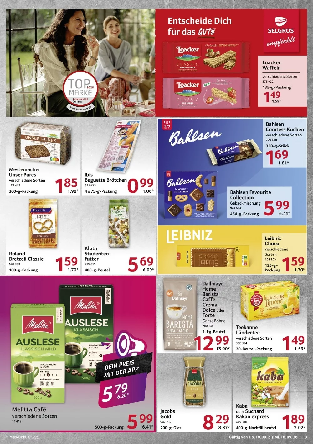 selgros food prospekt september 10 16 13