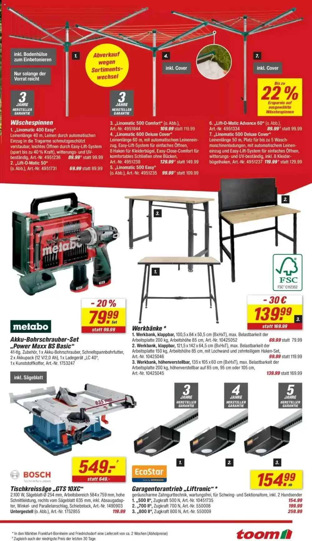 toom baumarkt prospekt august 22 28 8