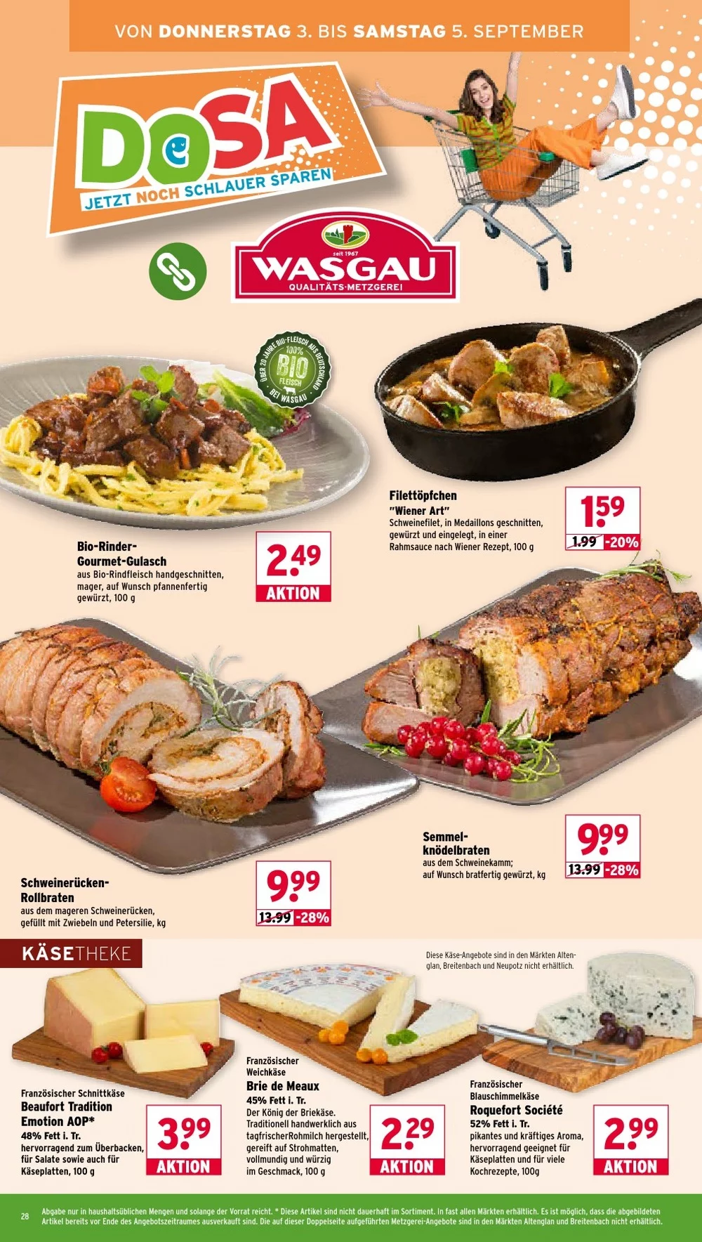 wasgau prospekt august 31 september 5 28