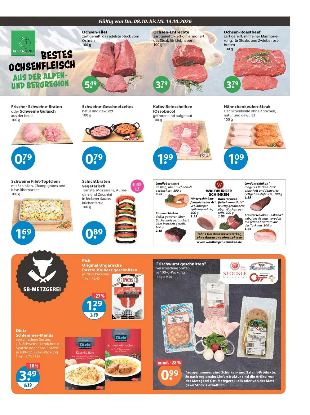 V Markt prospekt oktober 8 14 3