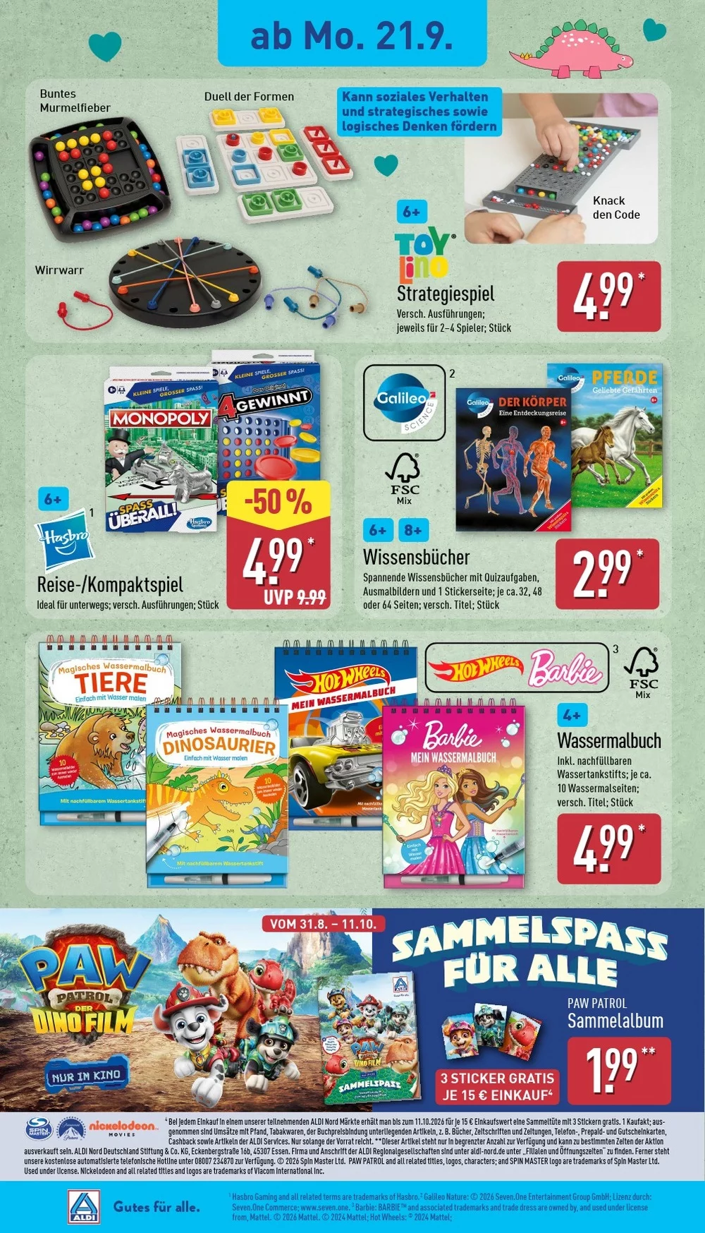 aldi nord prospekt september 21 26 20
