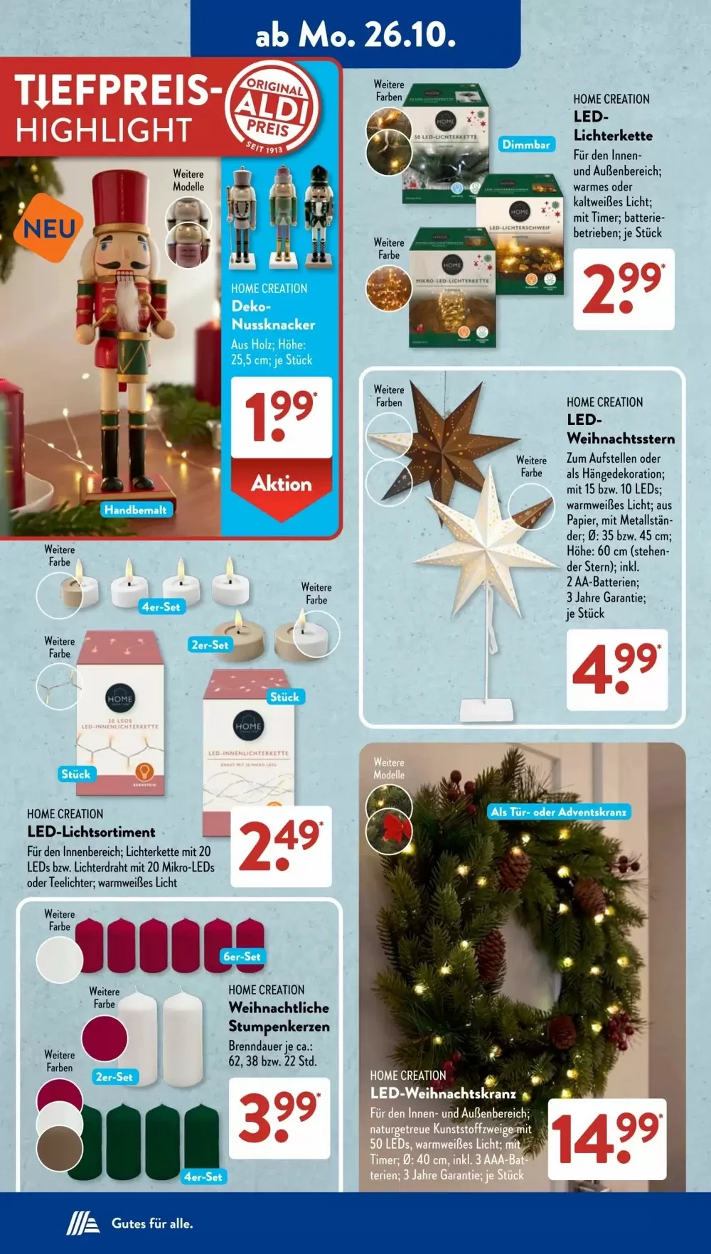 Aldi Süd Prospekt ab 26.10.2026 Angebote Blättern 2 aldi sued oktober 26 31 2