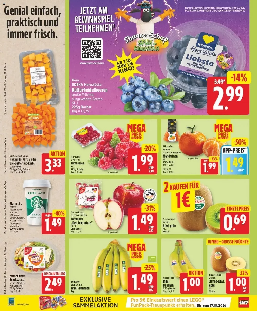 Edeka Prospekt ab 14.09.2026 nächste Woche Blättern 2 edeka prospekt september 14 19 2