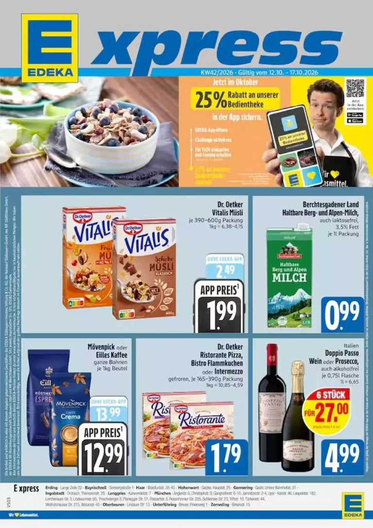 edeka xpress prospekt kw42 aktuell