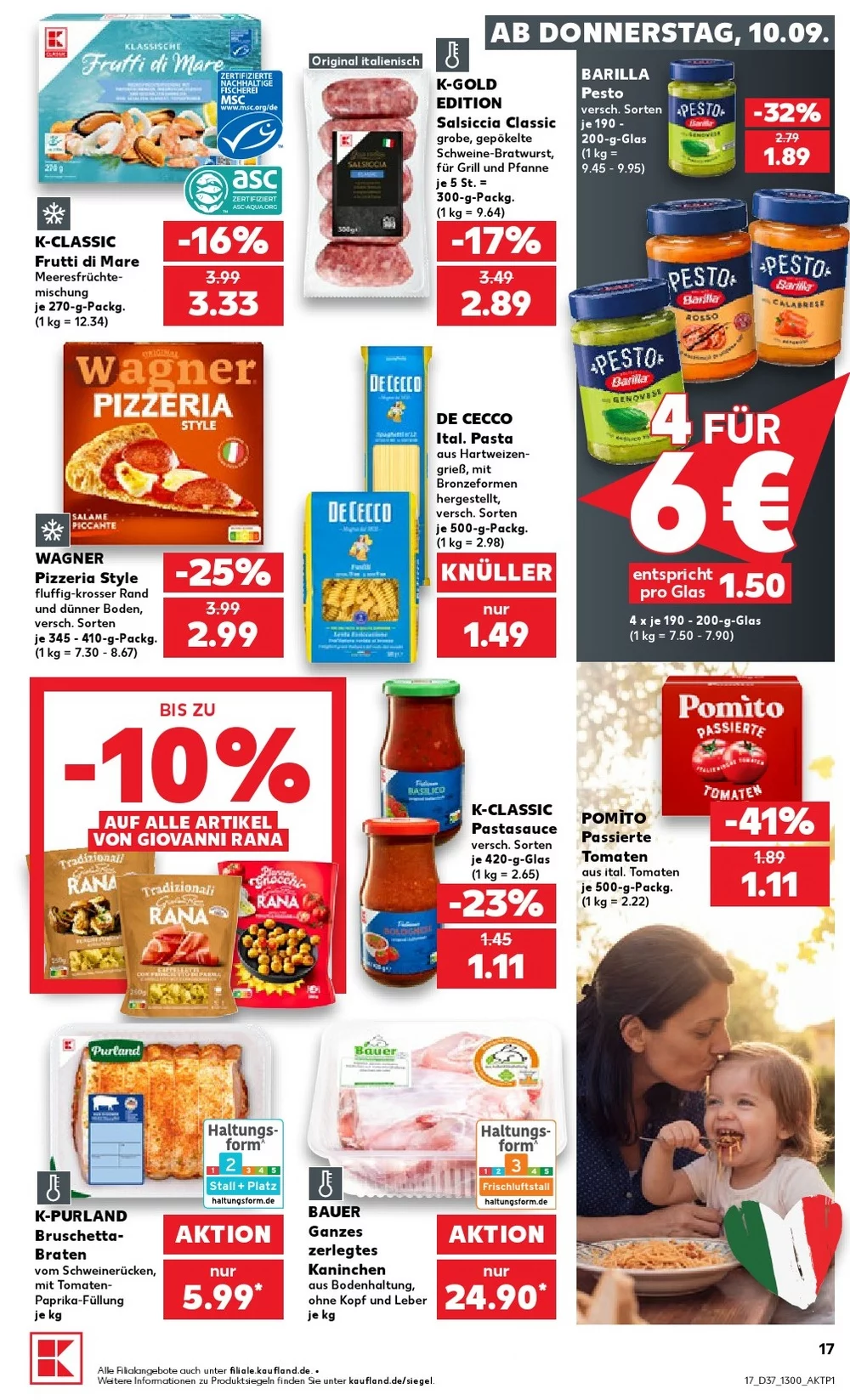 kaufland Prospekt september 10 16 17