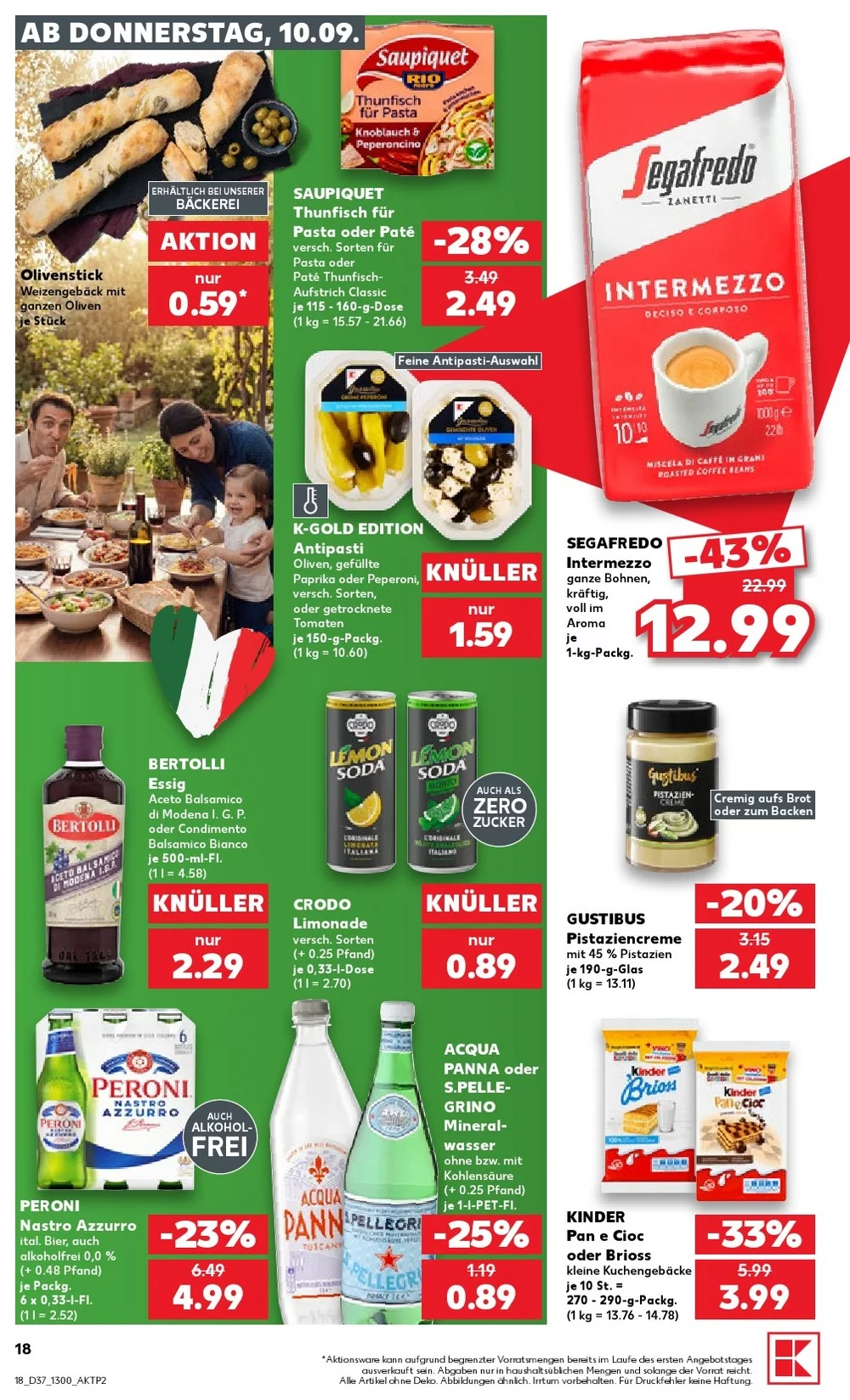 kaufland Prospekt september 10 16 18