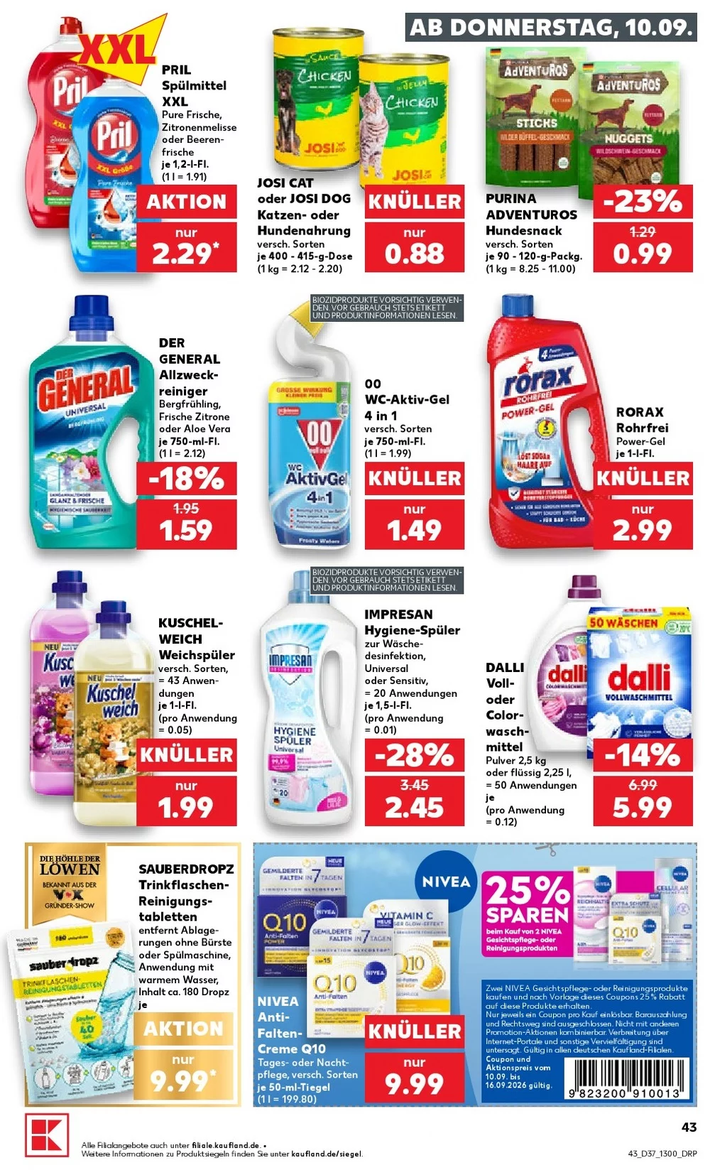 kaufland Prospekt september 10 16 43