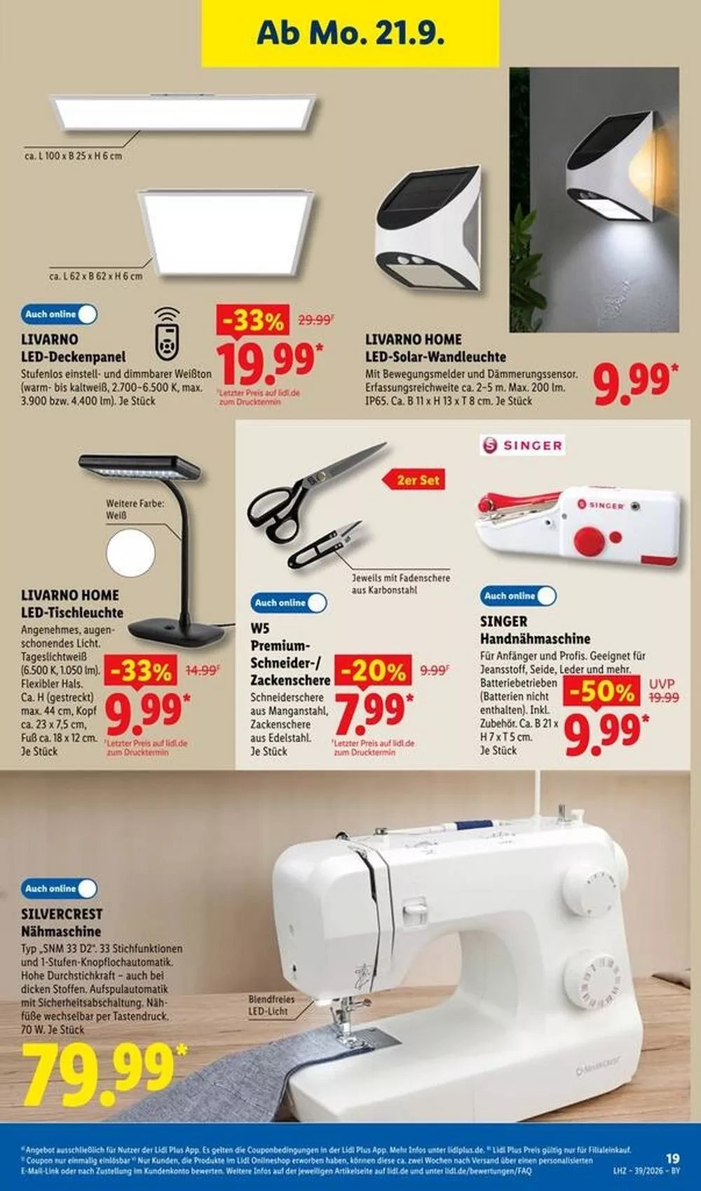 lidl prospekt sept 21 26 33