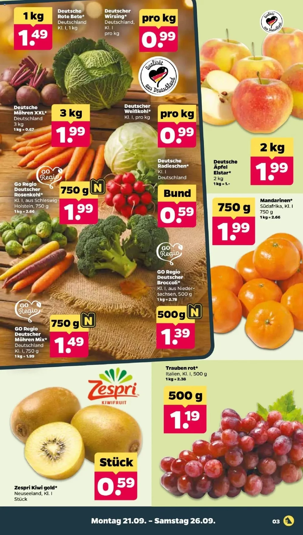 Netto Prospekt ab 21.09.2026 Angebote Blättern 3 netto prospekt september 21 26 3