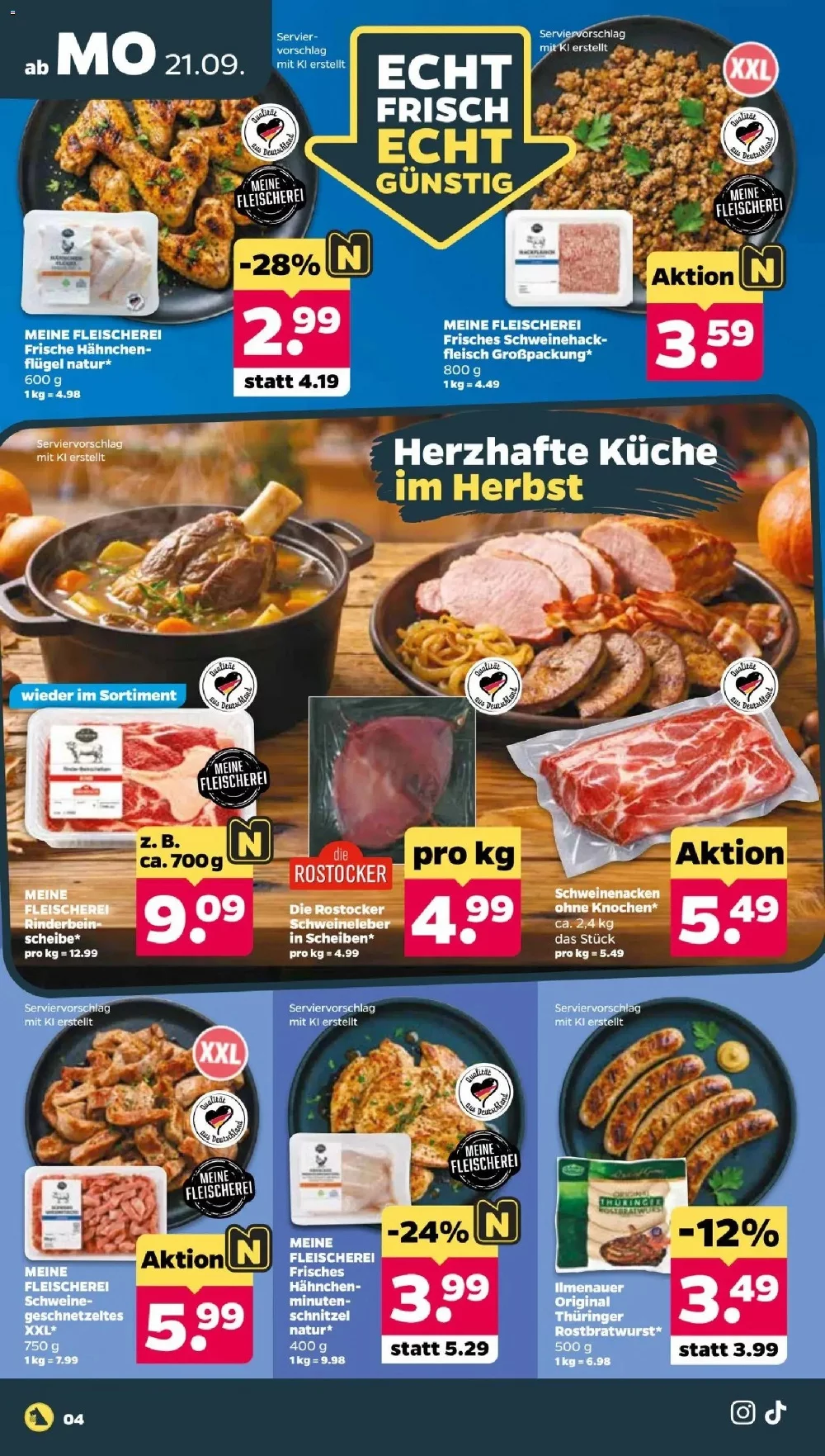 Netto Prospekt ab 21.09.2026 Angebote Blättern 4 netto prospekt september 21 26 4