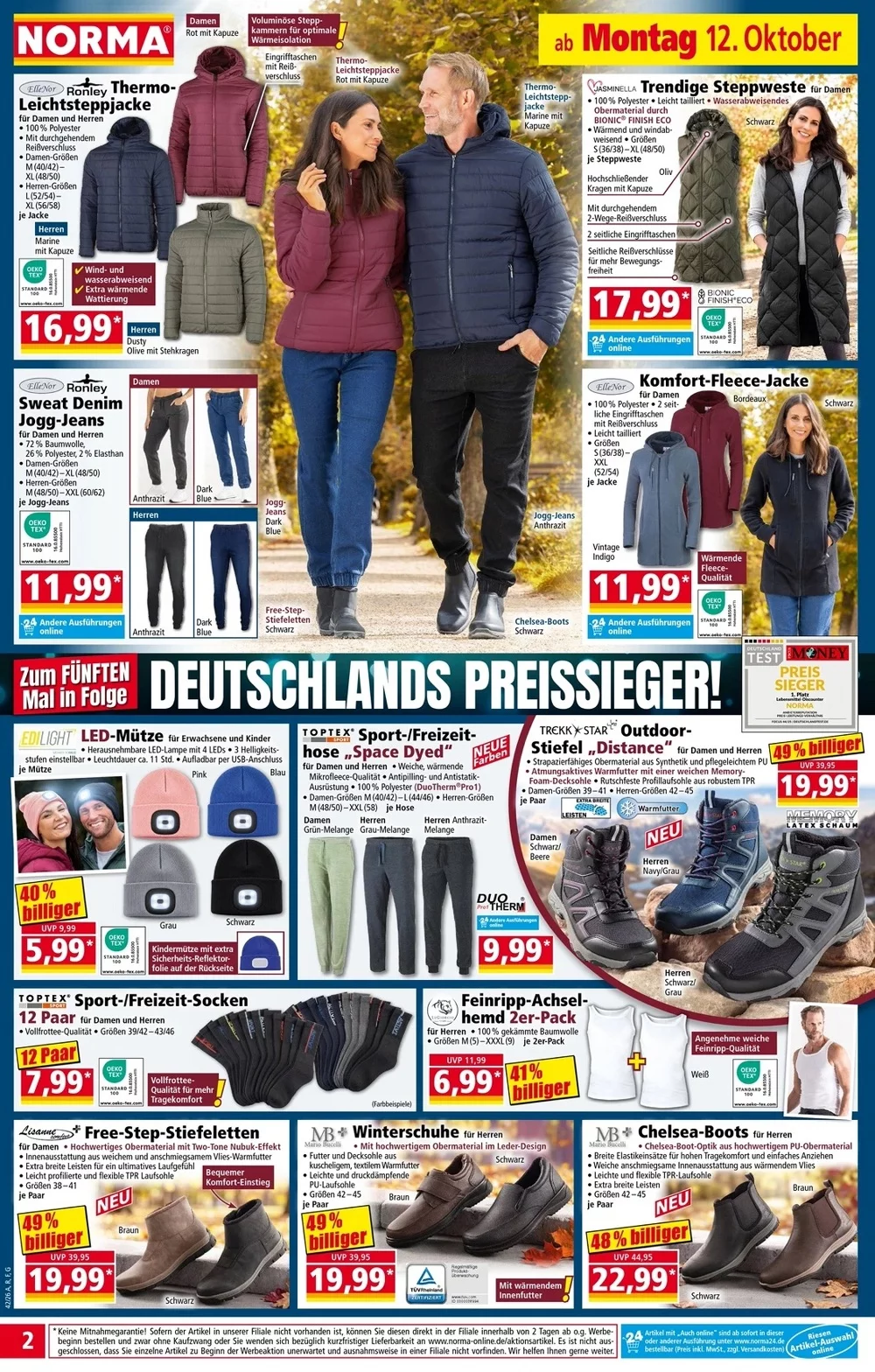 Norma Prospekt ab 12.10.2026 Angebote Blättern 2 norma prospekt oktober 12 17 2
