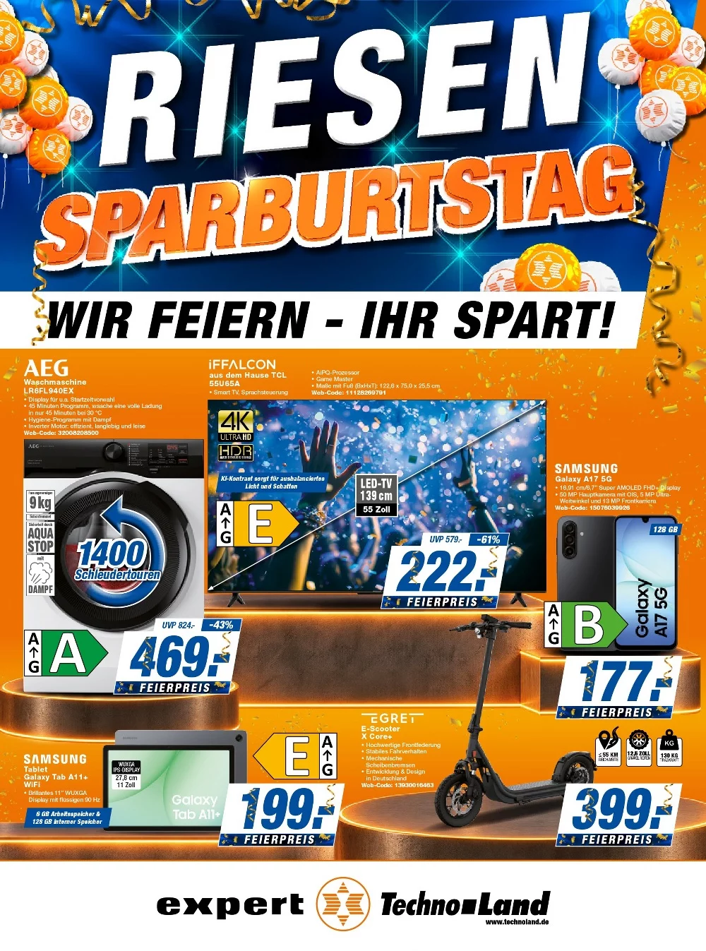 Expert Techno Land Prospekt ab 23.10.2026 Angebote Blättern 1 technoland prospekt kw-42