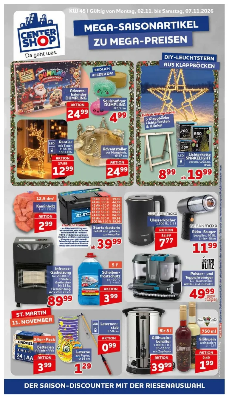 center shop prospekt kw-45