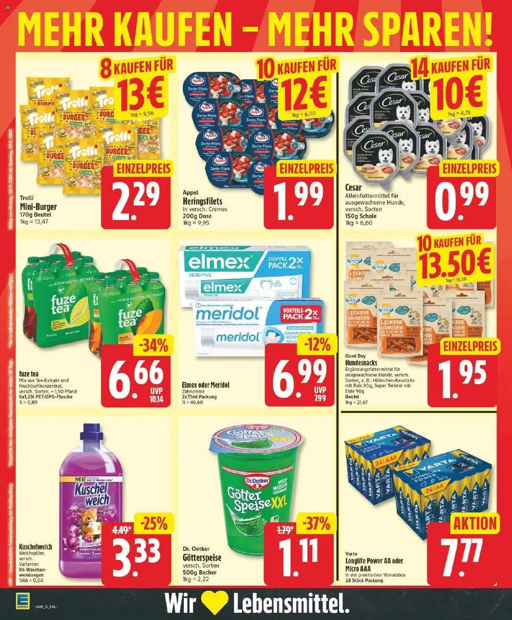 edeka prospekt november 2 7 12