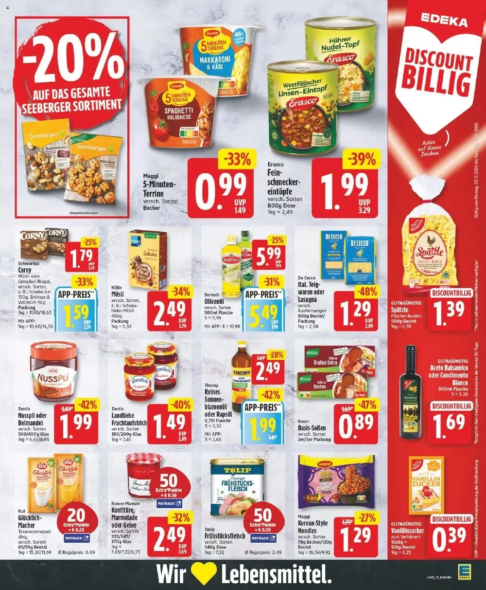 edeka prospekt november 2 7 13