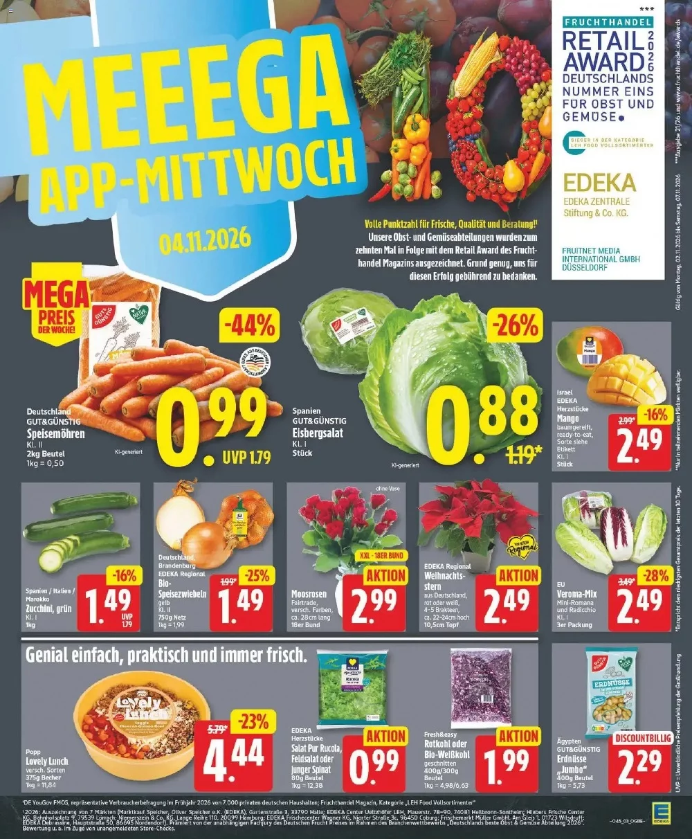 edeka prospekt november 2 7 3