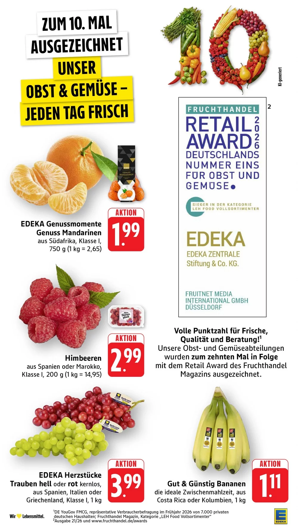Edeka Südwest Prospekt ab 02.11.2026 Angebote Blättern 4 edeka suedwest prospekt november 2 7 4