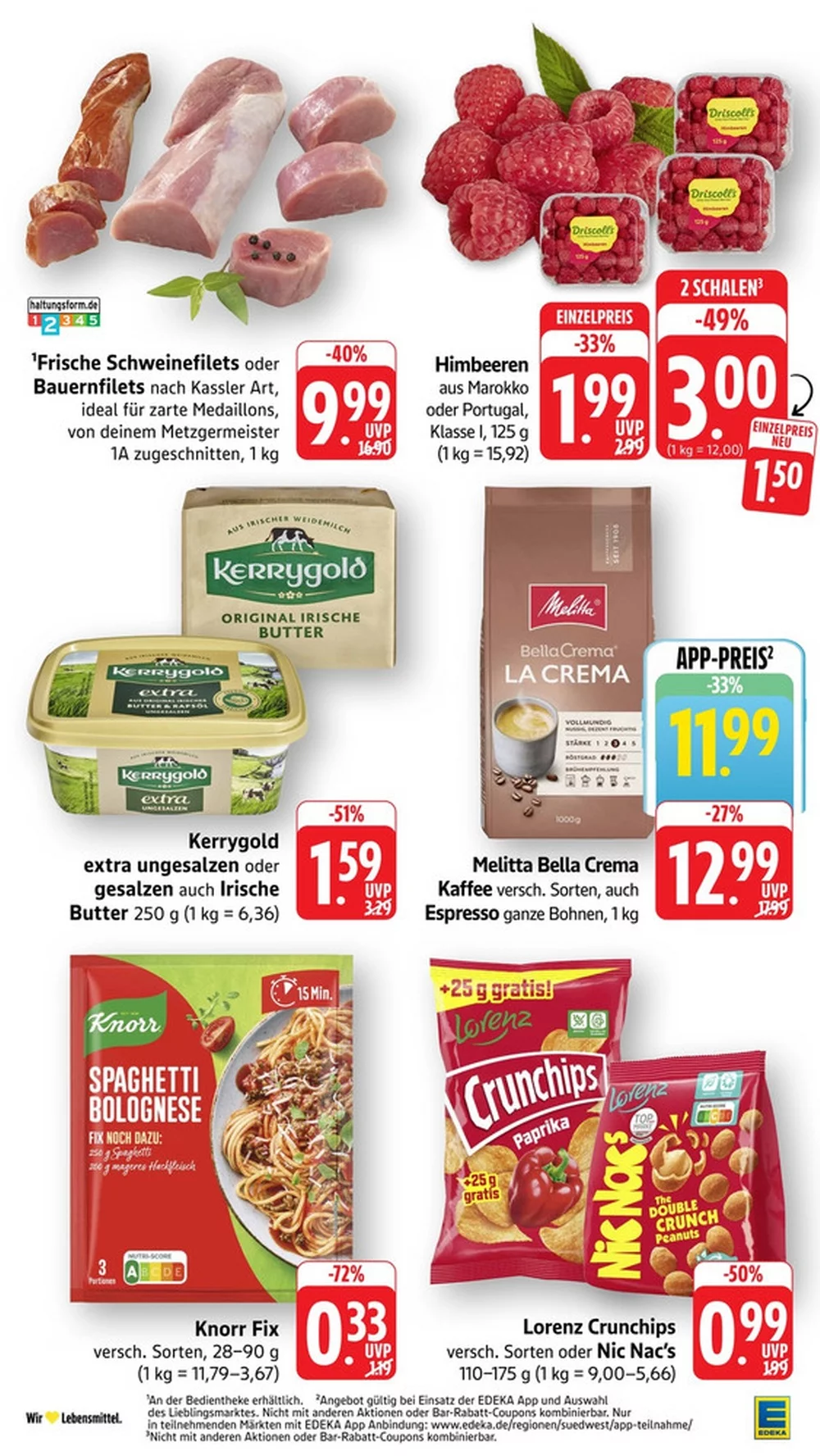 Edeka Südwest Prospekt ab 26.10.2026 Angebote Blättern 2 edeka suedwest prospekt oktober 26 31 2