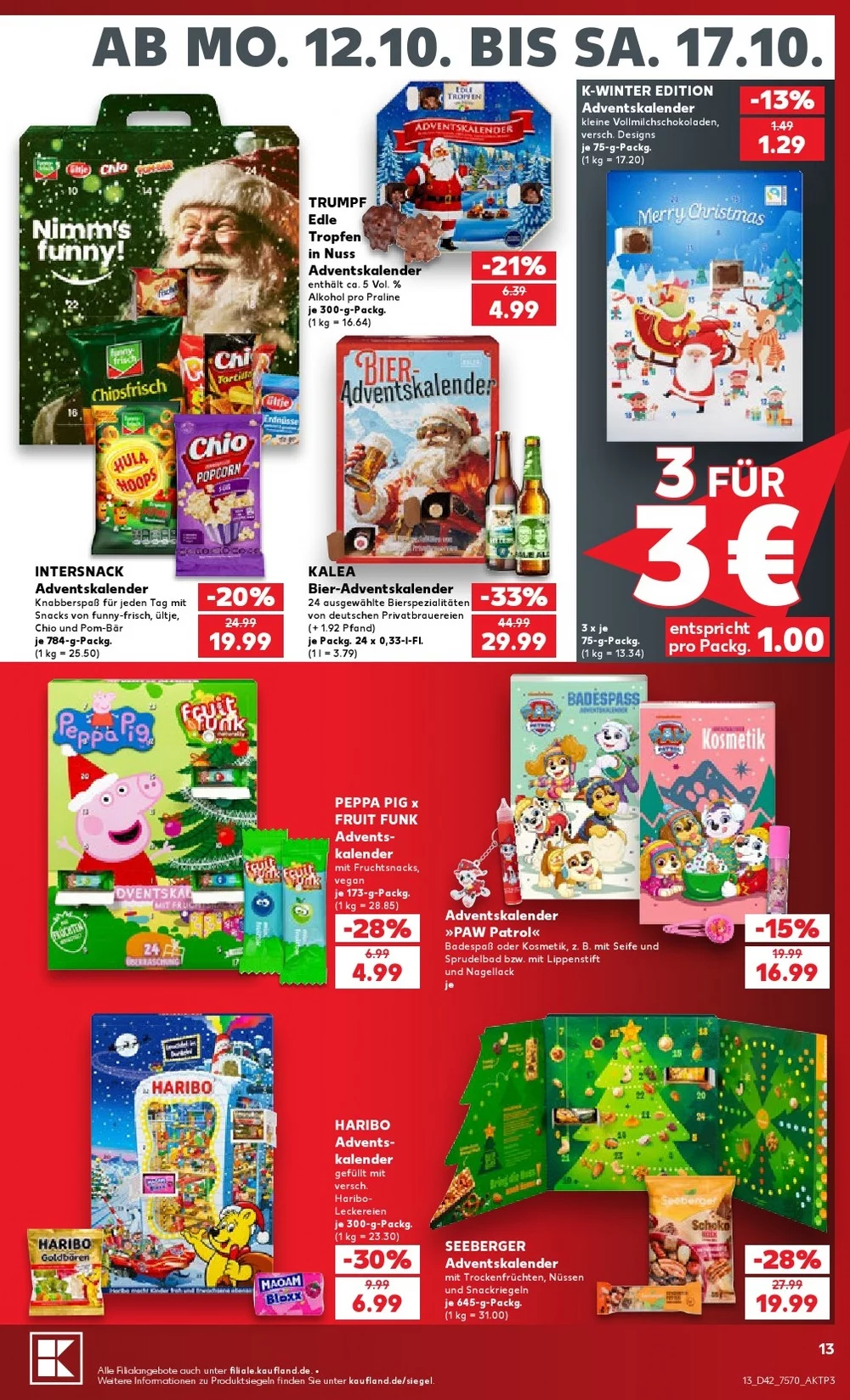 kaufland prospekt kw 42 17