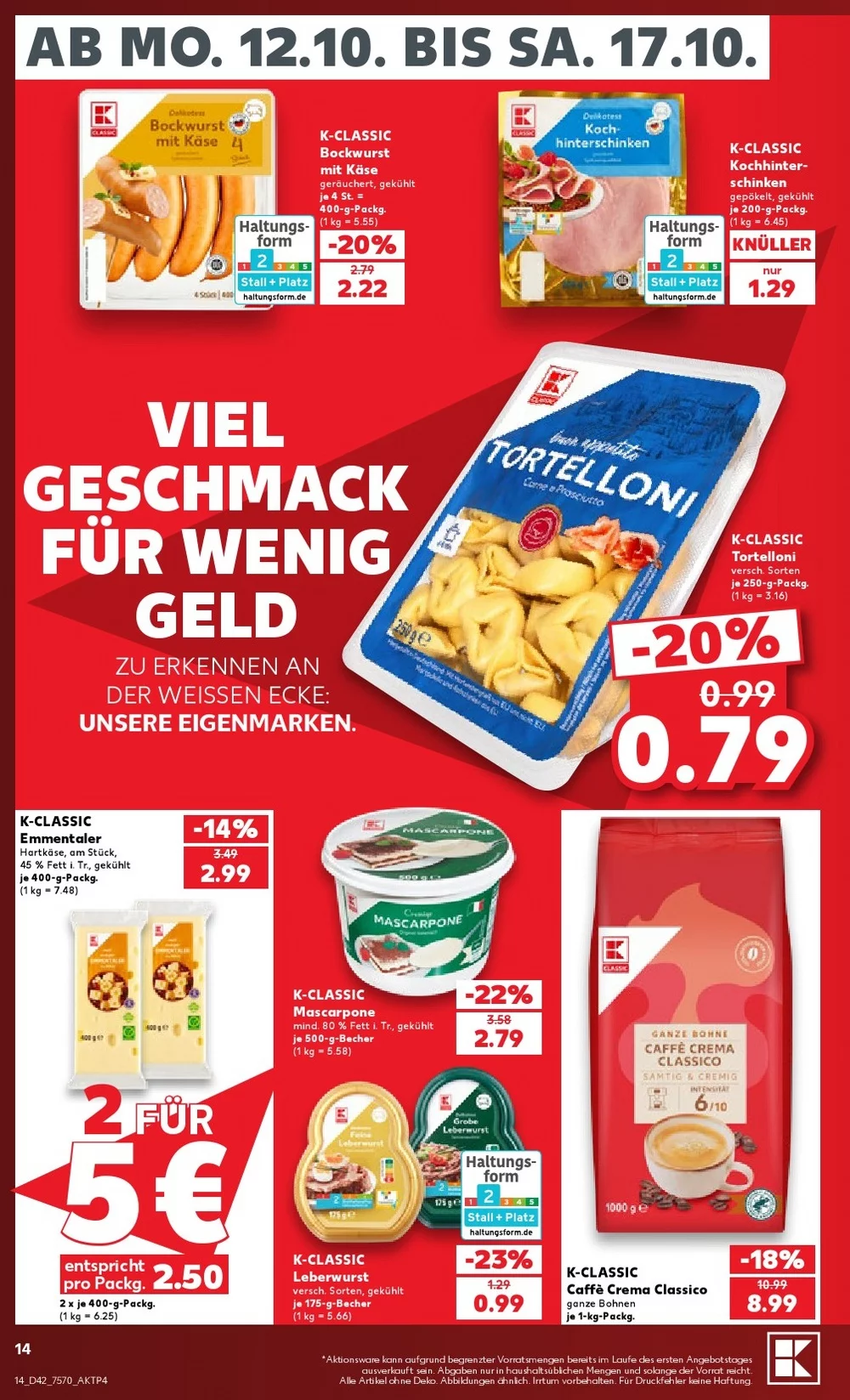 kaufland prospekt kw 42 18