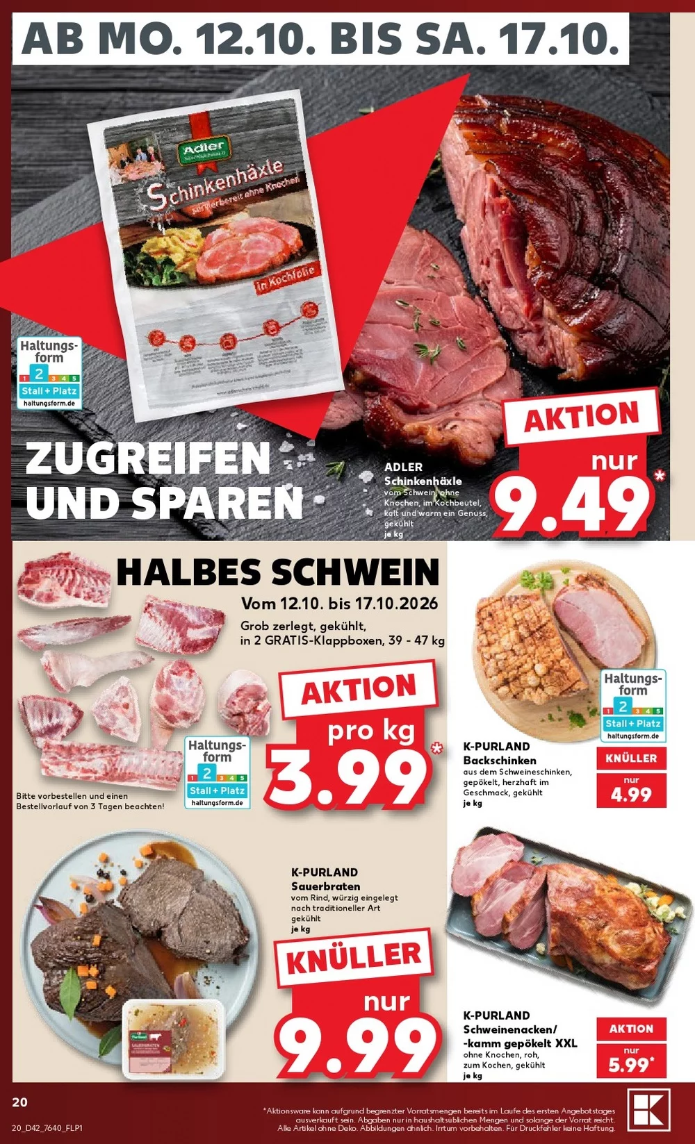 kaufland prospekt kw 42 24