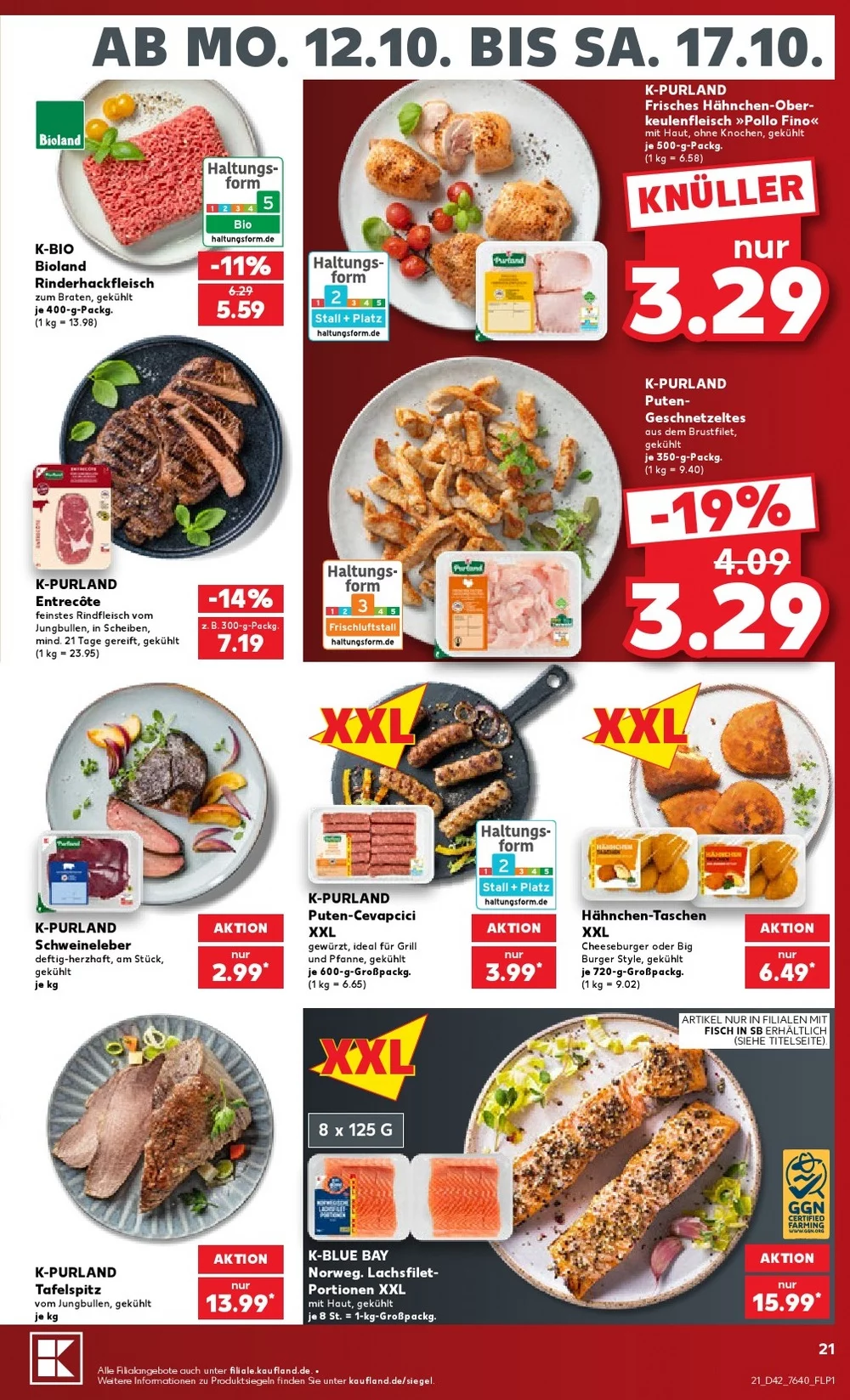 kaufland prospekt kw 42 25