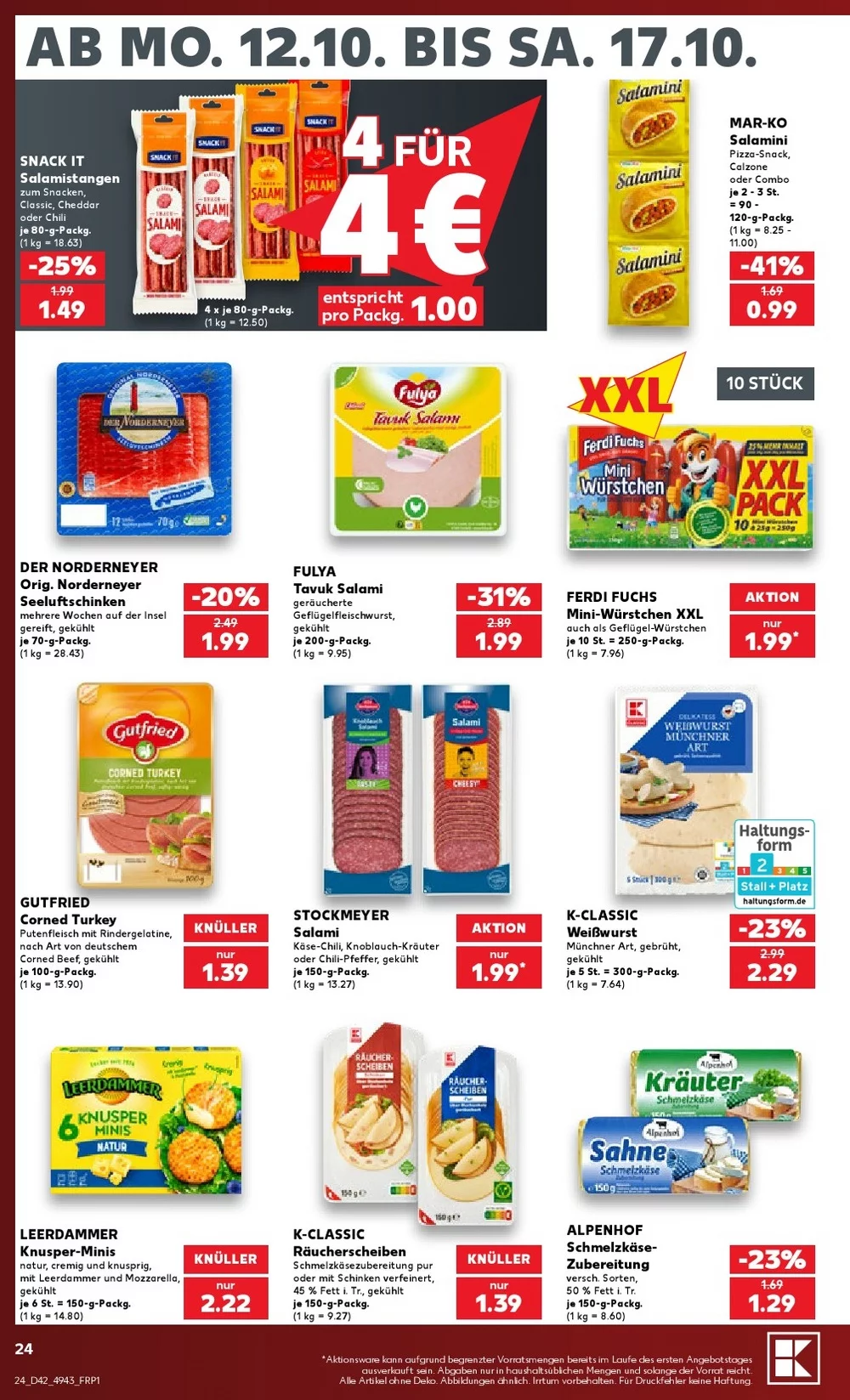 kaufland prospekt kw 42 28