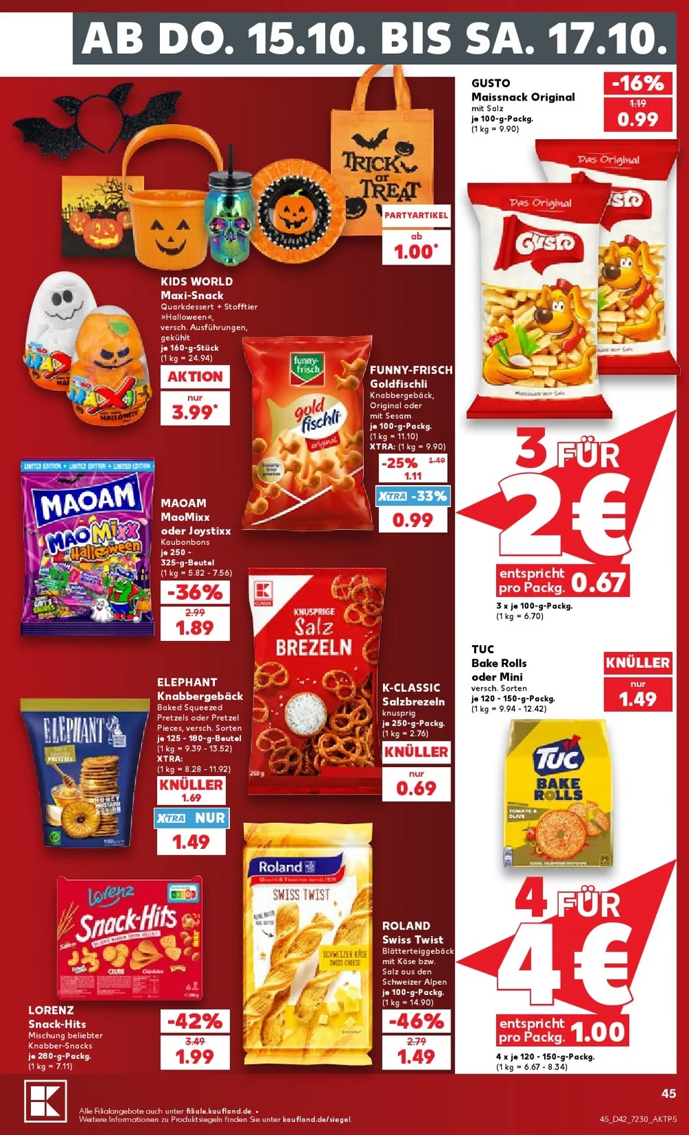 kaufland prospekt kw 42 49