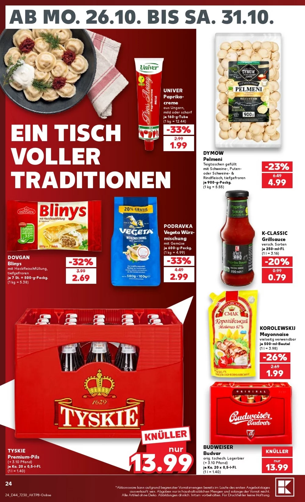 kaufland prospekt oktober 26 31 24