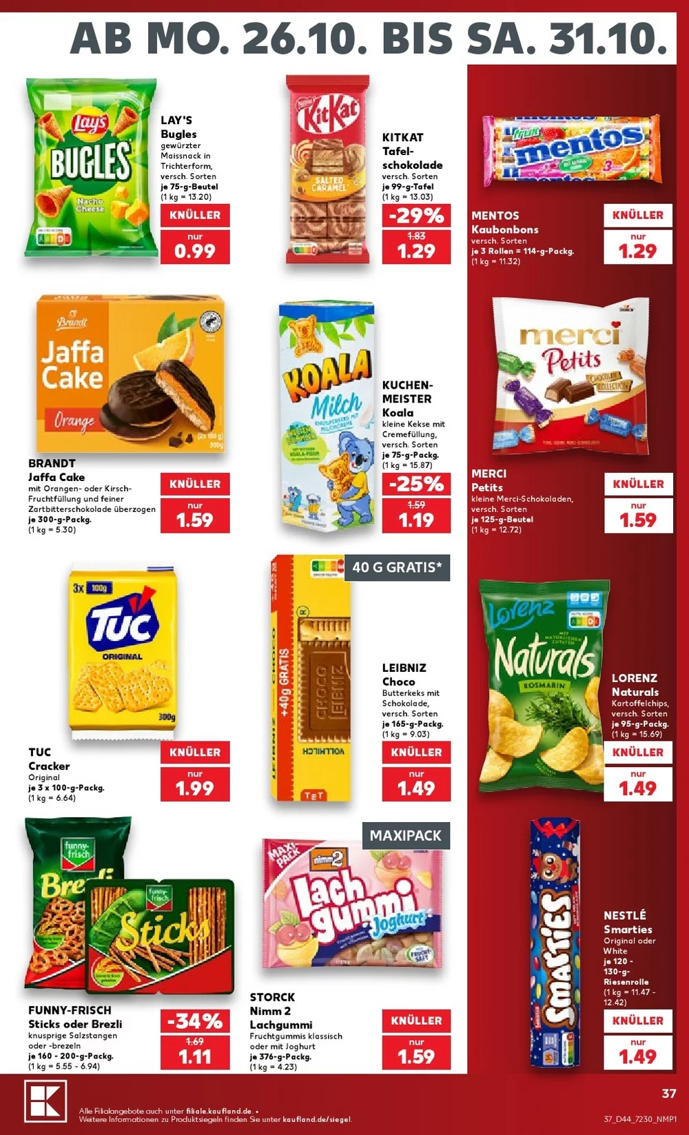 kaufland prospekt oktober 26 31 37