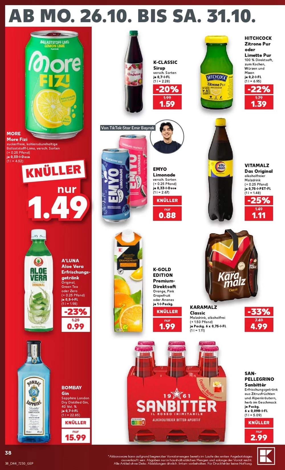 kaufland prospekt oktober 26 31 38