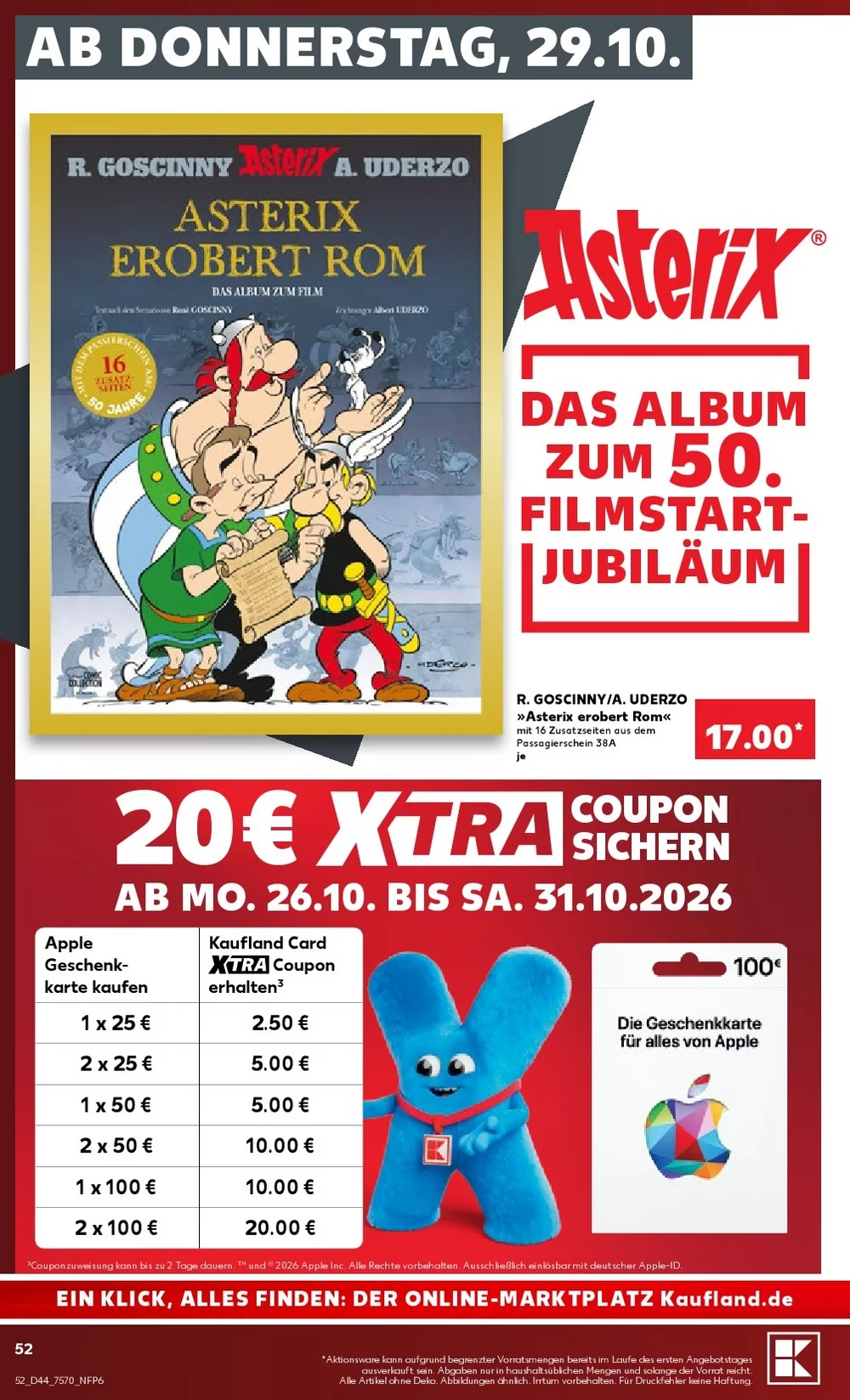 kaufland prospekt oktober 26 31 52