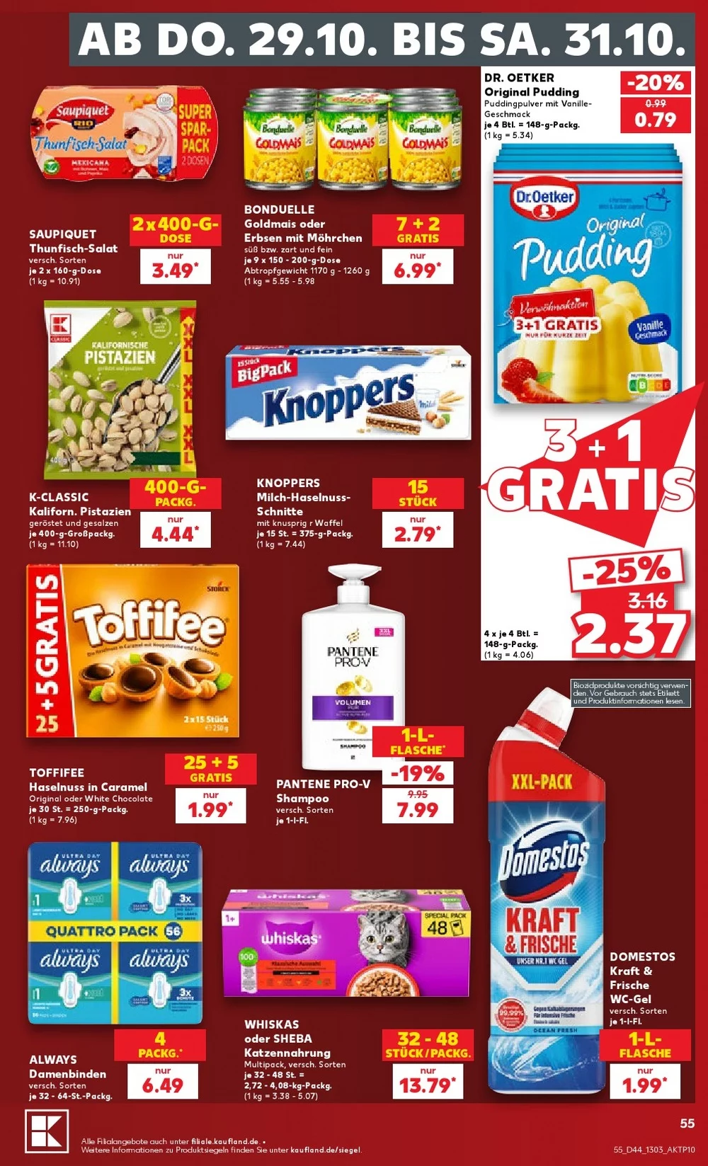 kaufland prospekt oktober 26 31 55