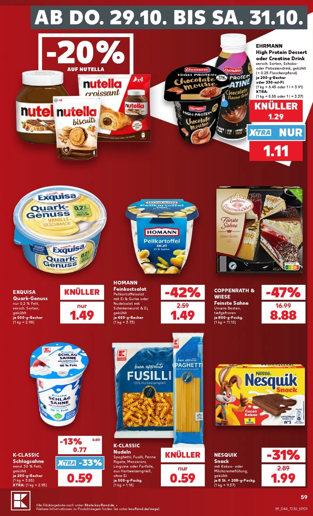 kaufland prospekt oktober 26 31 59