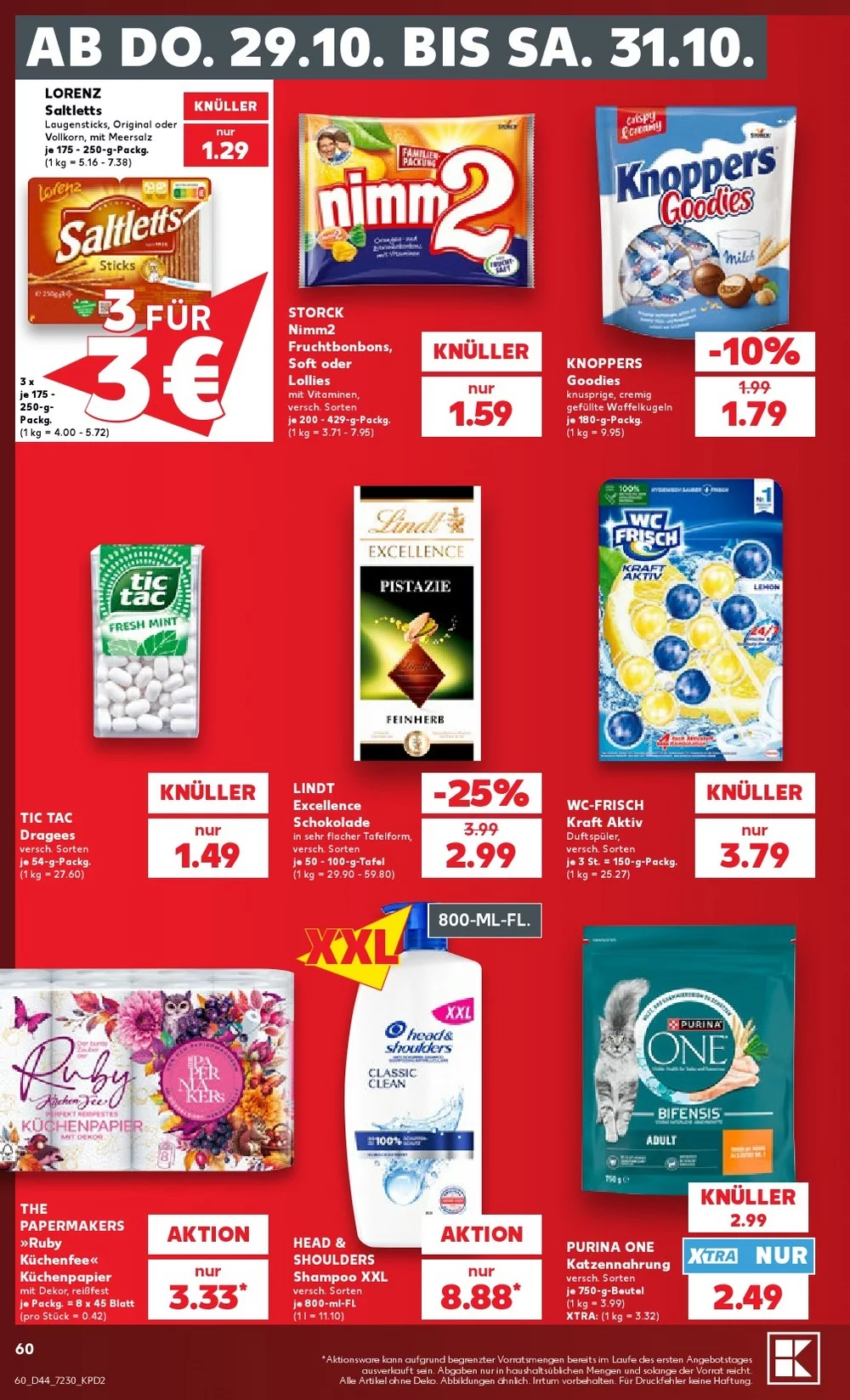 kaufland prospekt oktober 26 31 60