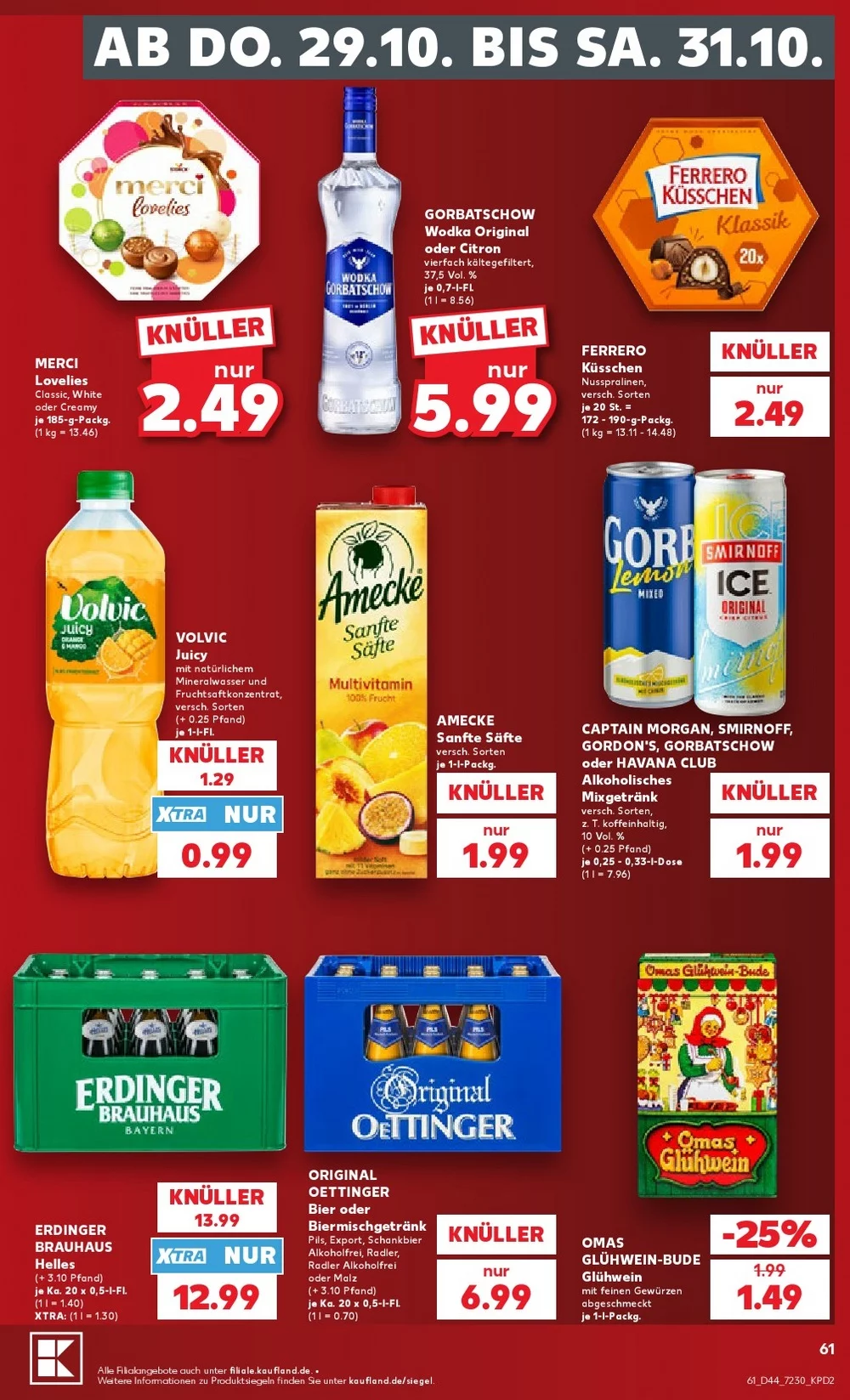kaufland prospekt oktober 26 31 61