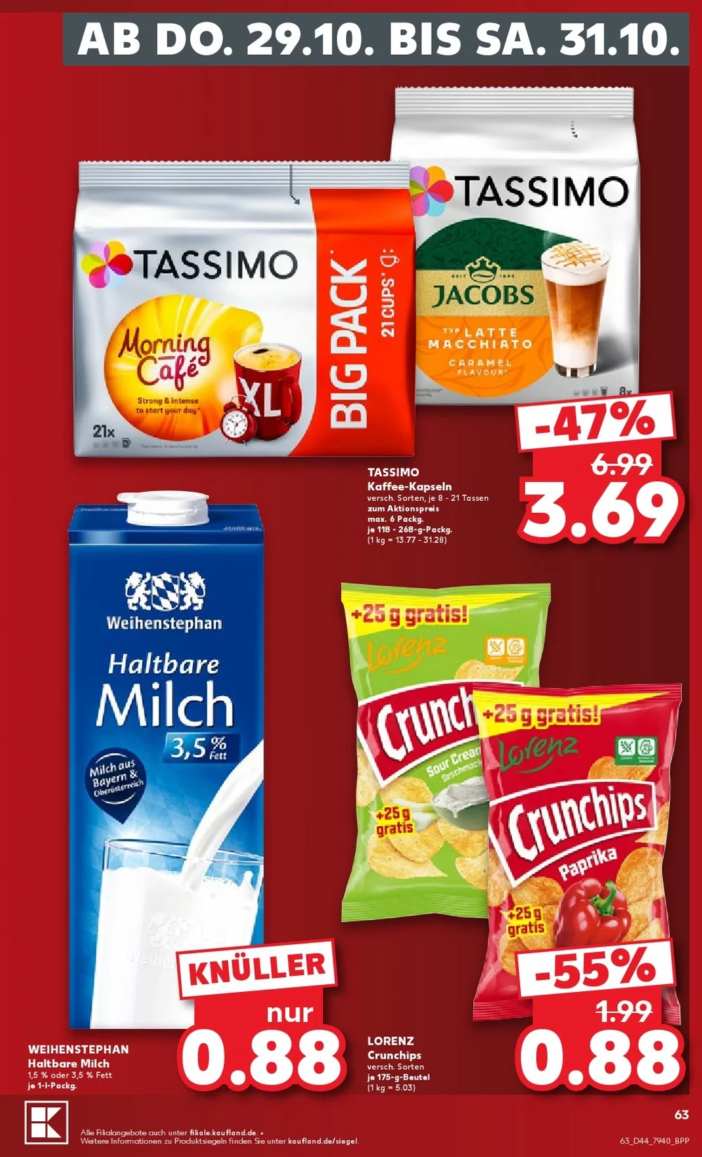 kaufland prospekt oktober 26 31 63