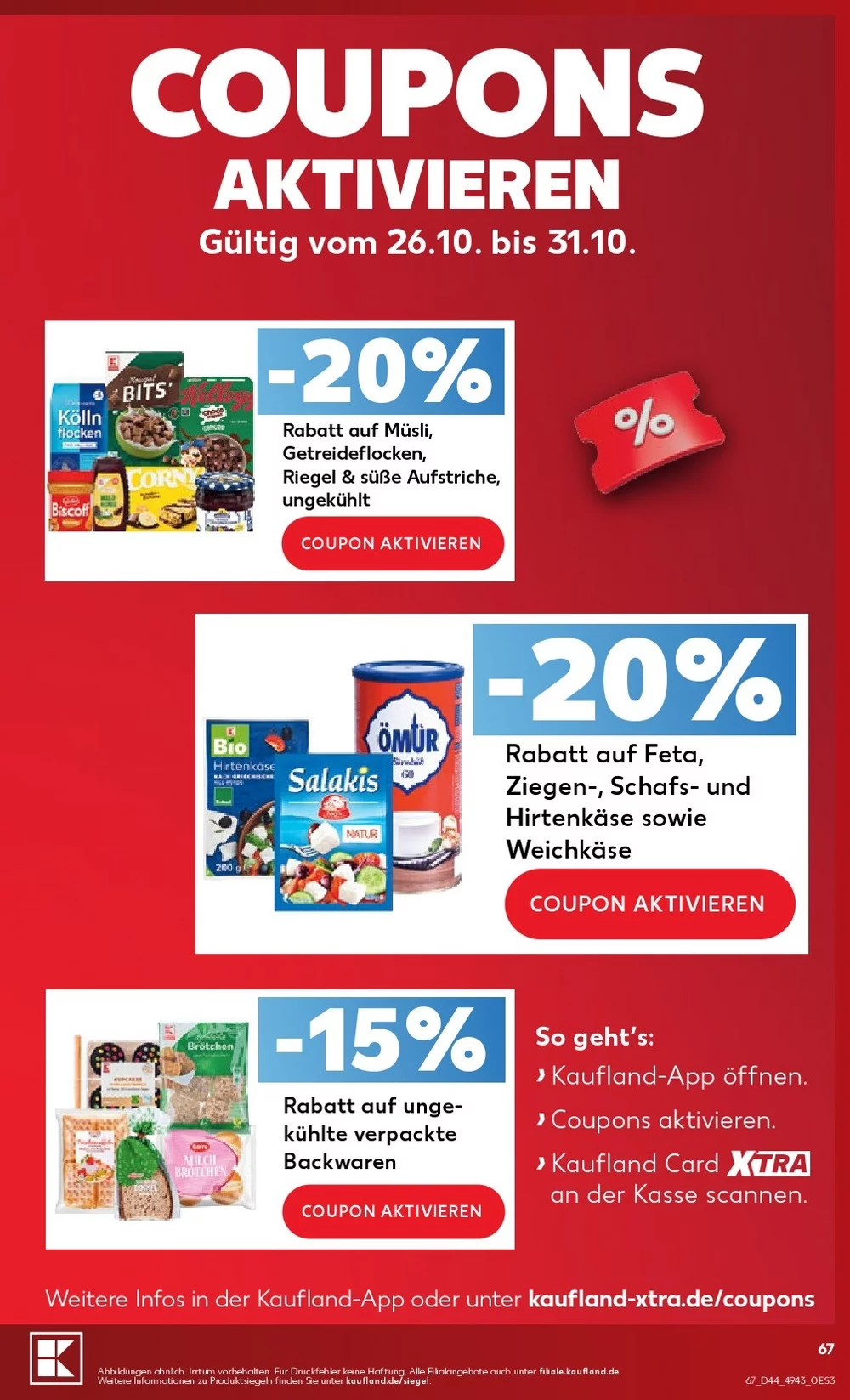 kaufland prospekt oktober 26 31 67