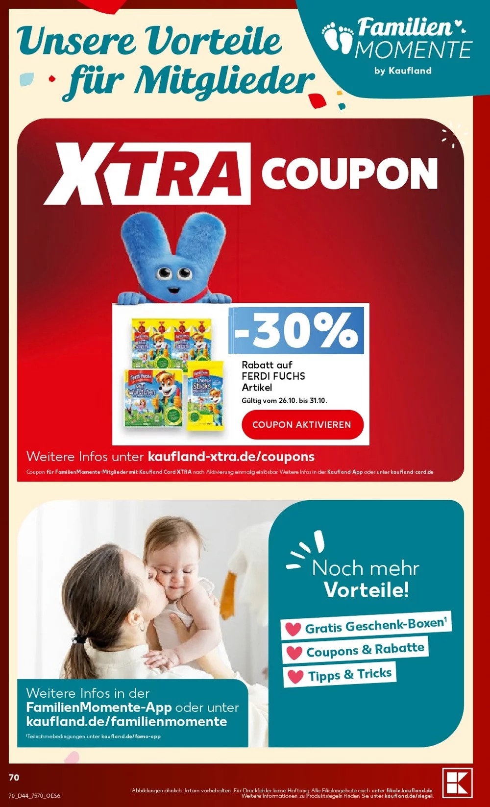 kaufland prospekt oktober 26 31 70