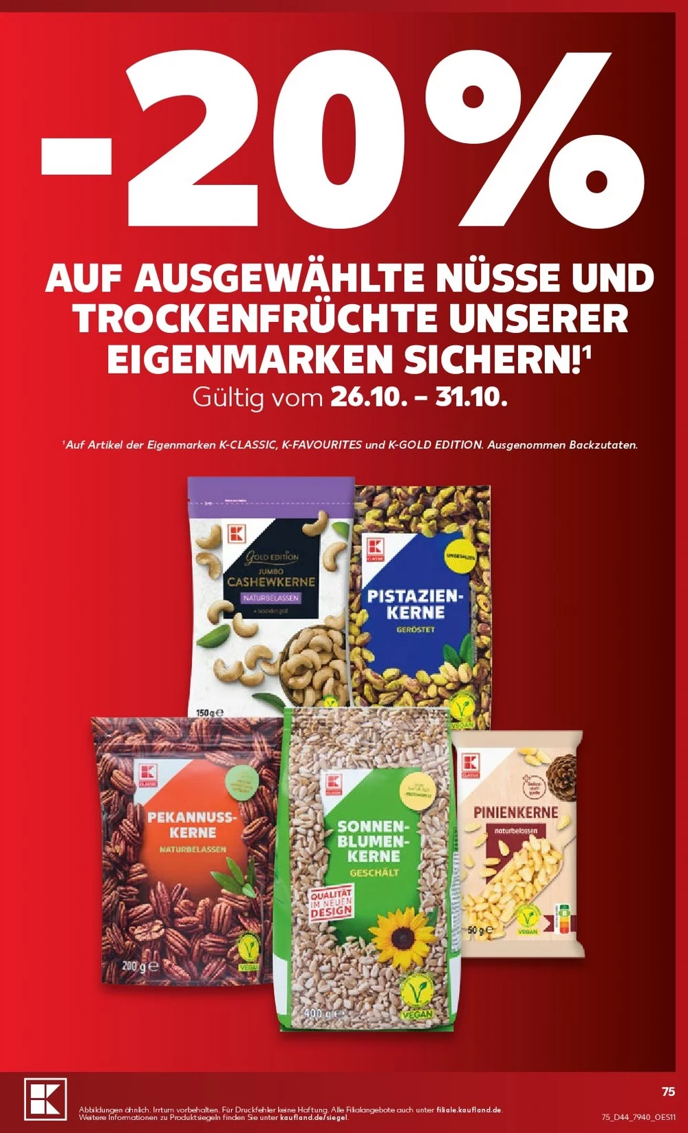 kaufland prospekt oktober 26 31 75