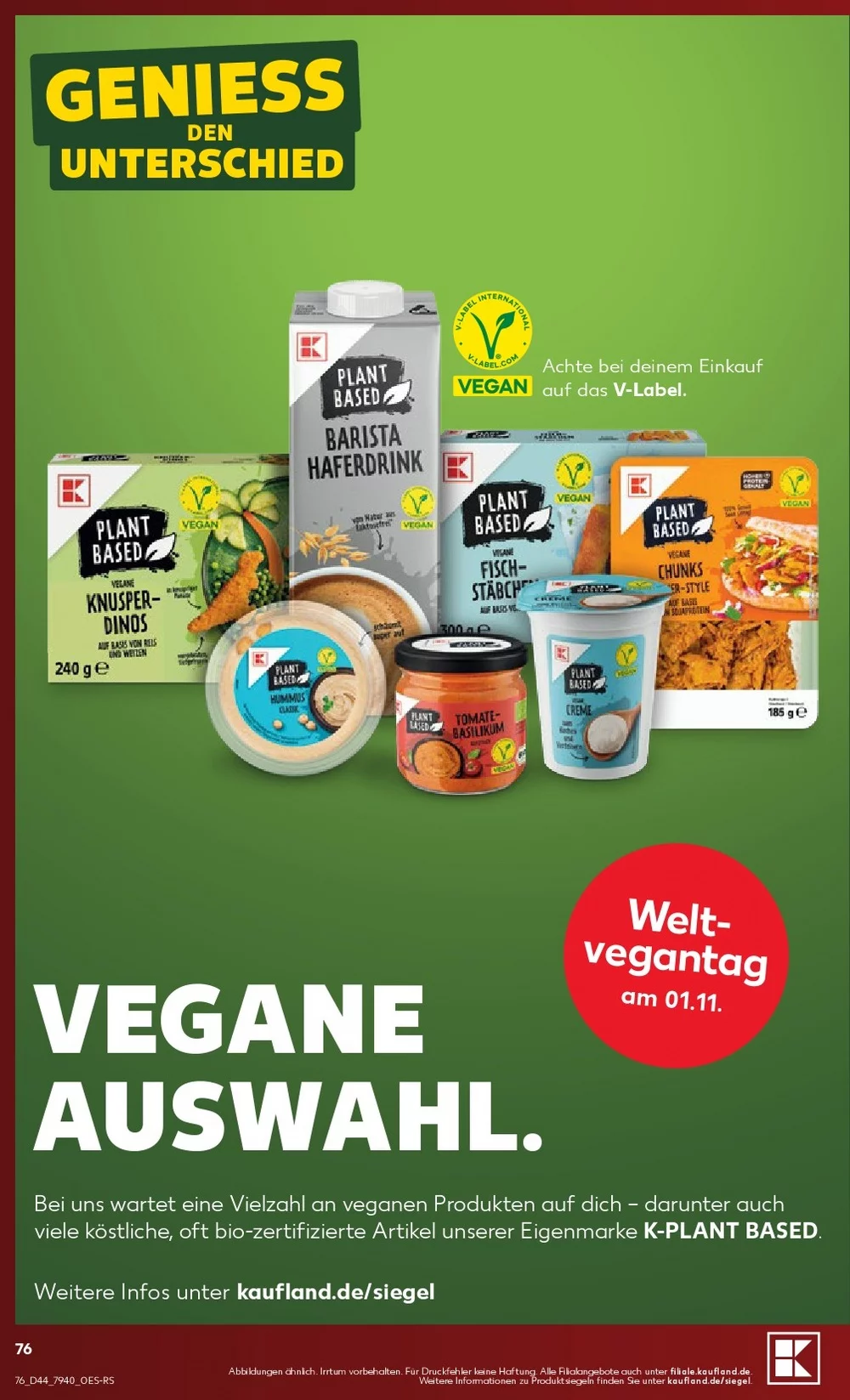 kaufland prospekt oktober 26 31 76