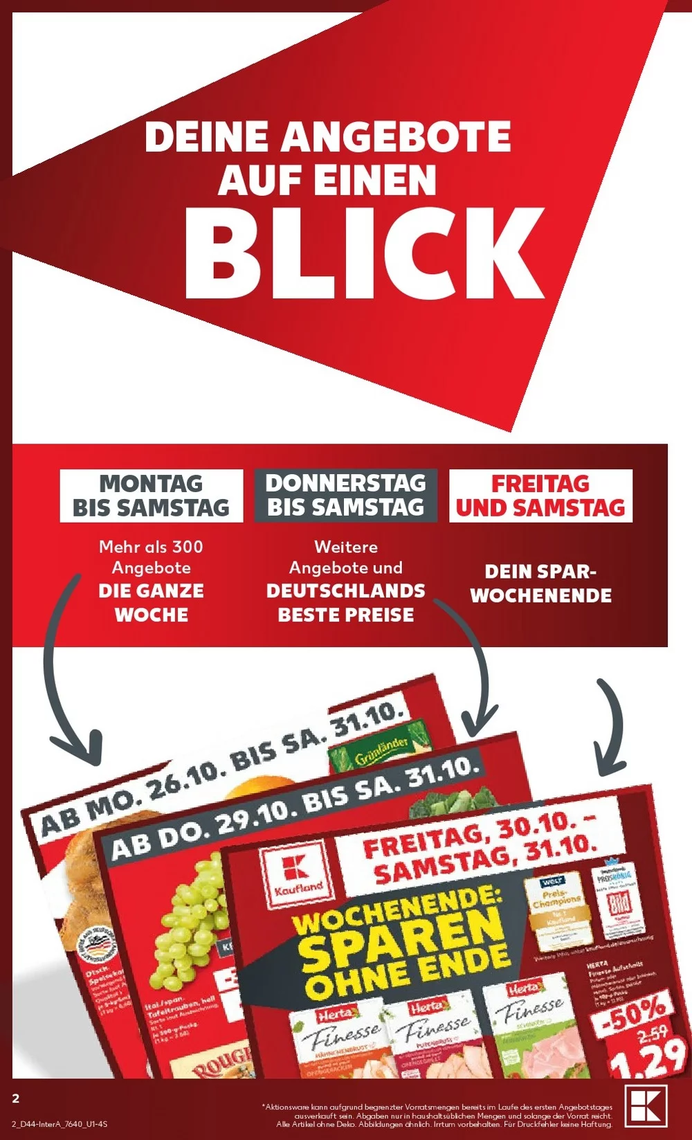 kaufland prospekt oktober 26 31 78