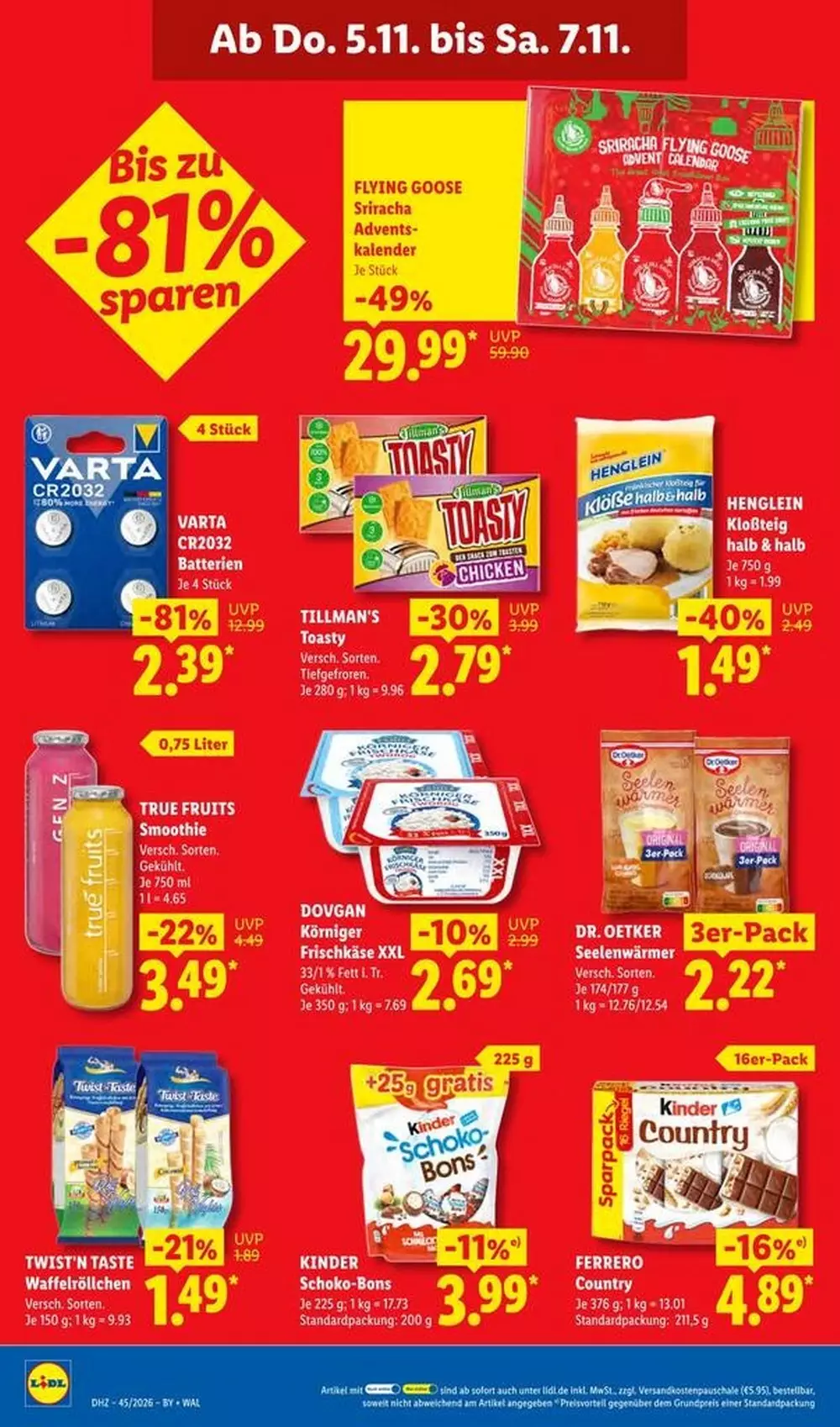 lidl prospekt november 2 7 64 381