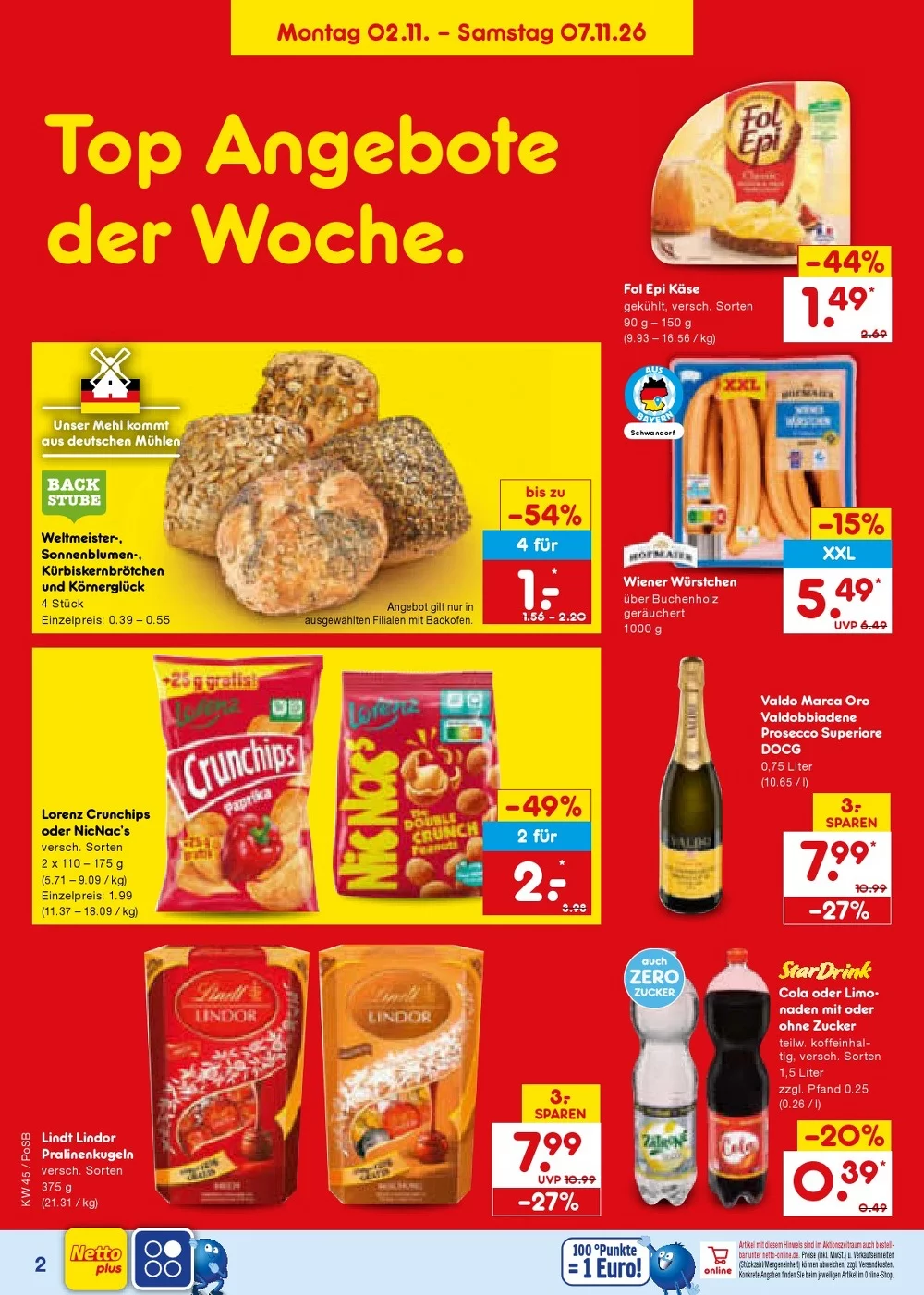 Netto Marken-Discount Prospekt ab 02.11.2026 nächste Woche Blättern 2 netto marken prospekt november 2 7 2
