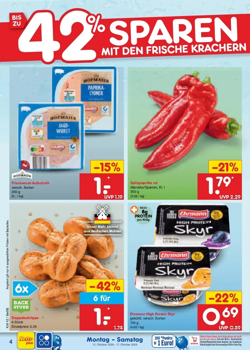 Netto Marken-Discount Prospekt ab 26.10.2026 Angebote Blättern ...